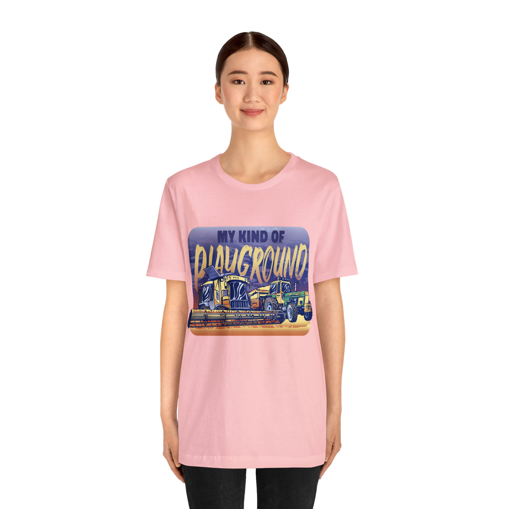 Tractor Farmer Playground Shirt | Tractor Enthusiast Unisex T-Shirt