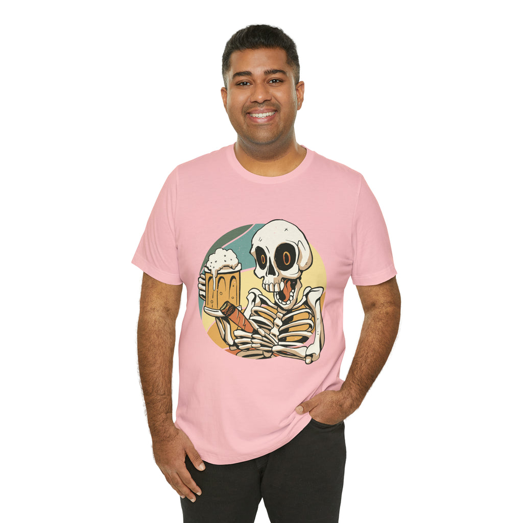 Skeleton Beer Shirt | Drink Beer Unisex T-Shirt