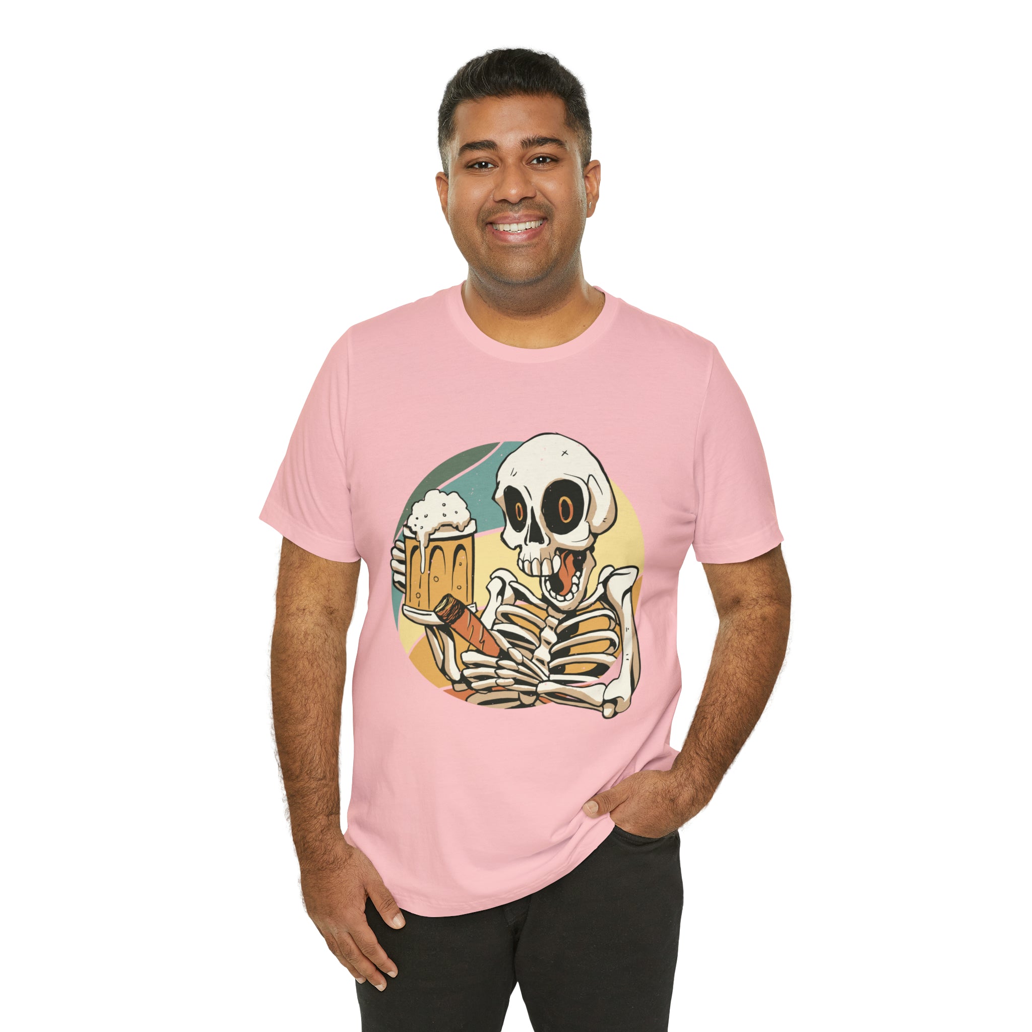 Skeleton Beer Shirt | Drink Beer Unisex T-Shirt