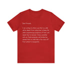 Absent Excuse Letter School Shirt | Hilarious Sick Letter Statement T-Shirt