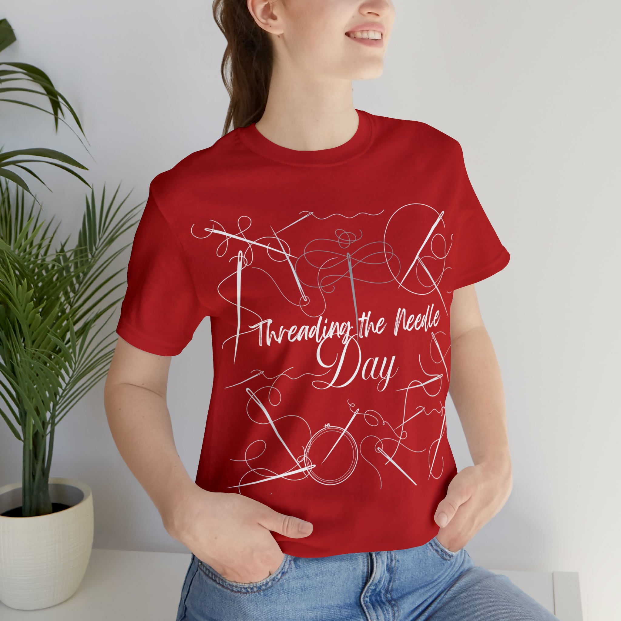 Threading the Needle Day Shirt 2 | Tailor Sewing Unisex T-Shirt