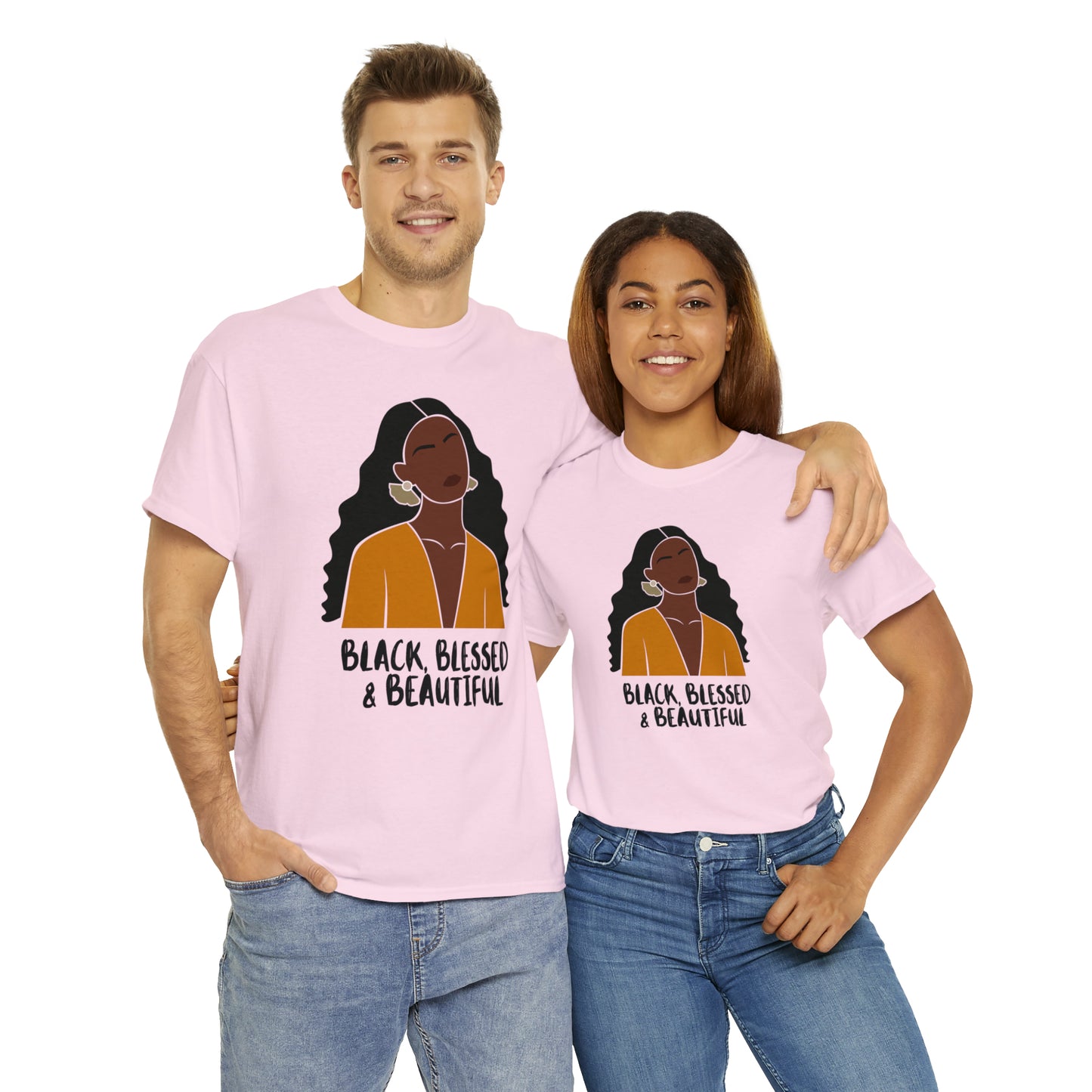 Black, Blessed & Beautiful Shirt | Empowered & Beautiful Cotton T-shirt