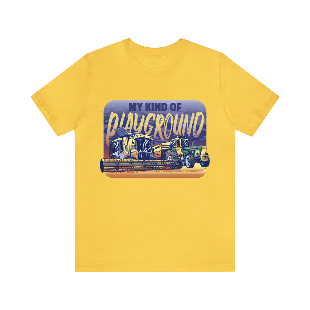 Tractor Farmer Playground Shirt | Tractor Enthusiast Unisex T-Shirt