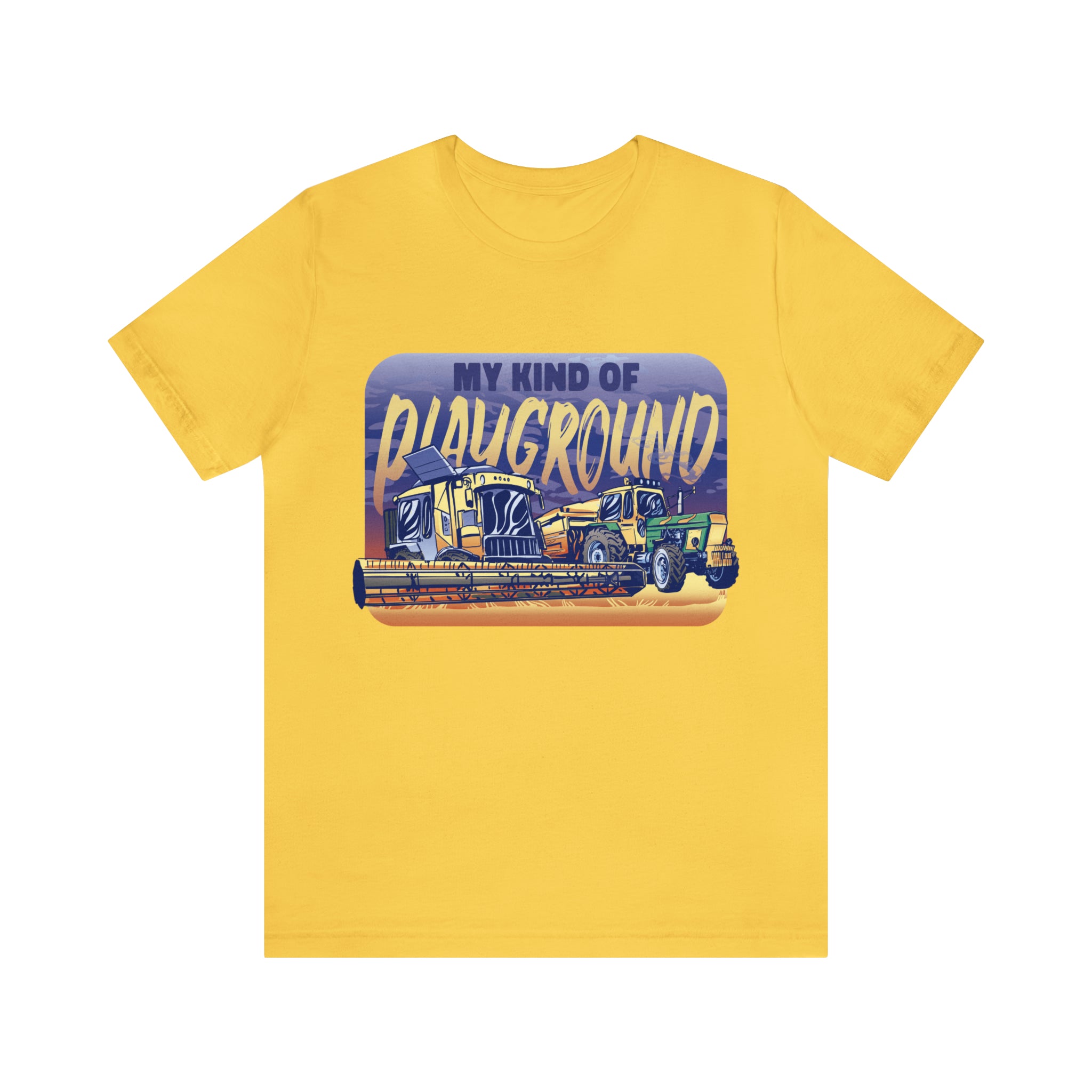 Tractor Farmer Playground Shirt | Tractor Enthusiast Unisex T-Shirt