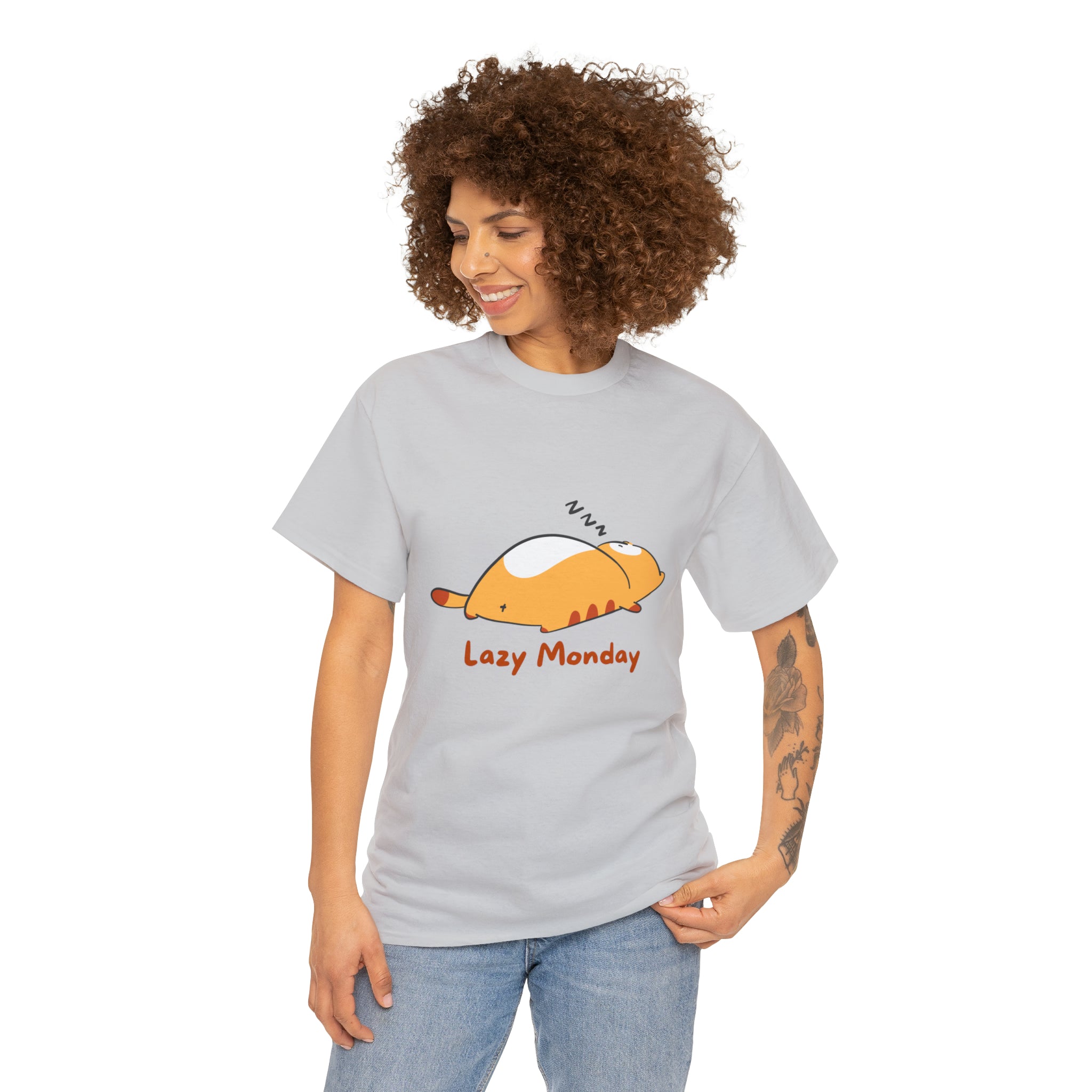 Lazy Monday Shirt | Cat Lover T-Shirt