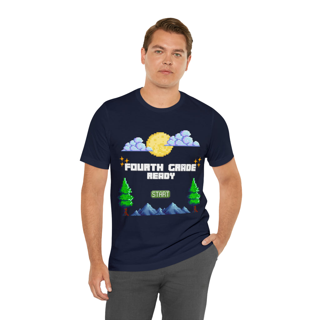 Fourth Grade Ready Pixel Shirt | Minecraft Unisex T-Shirt