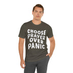 Prayer Over Panic Unisex Shirt | Religious Shirt for Prayers