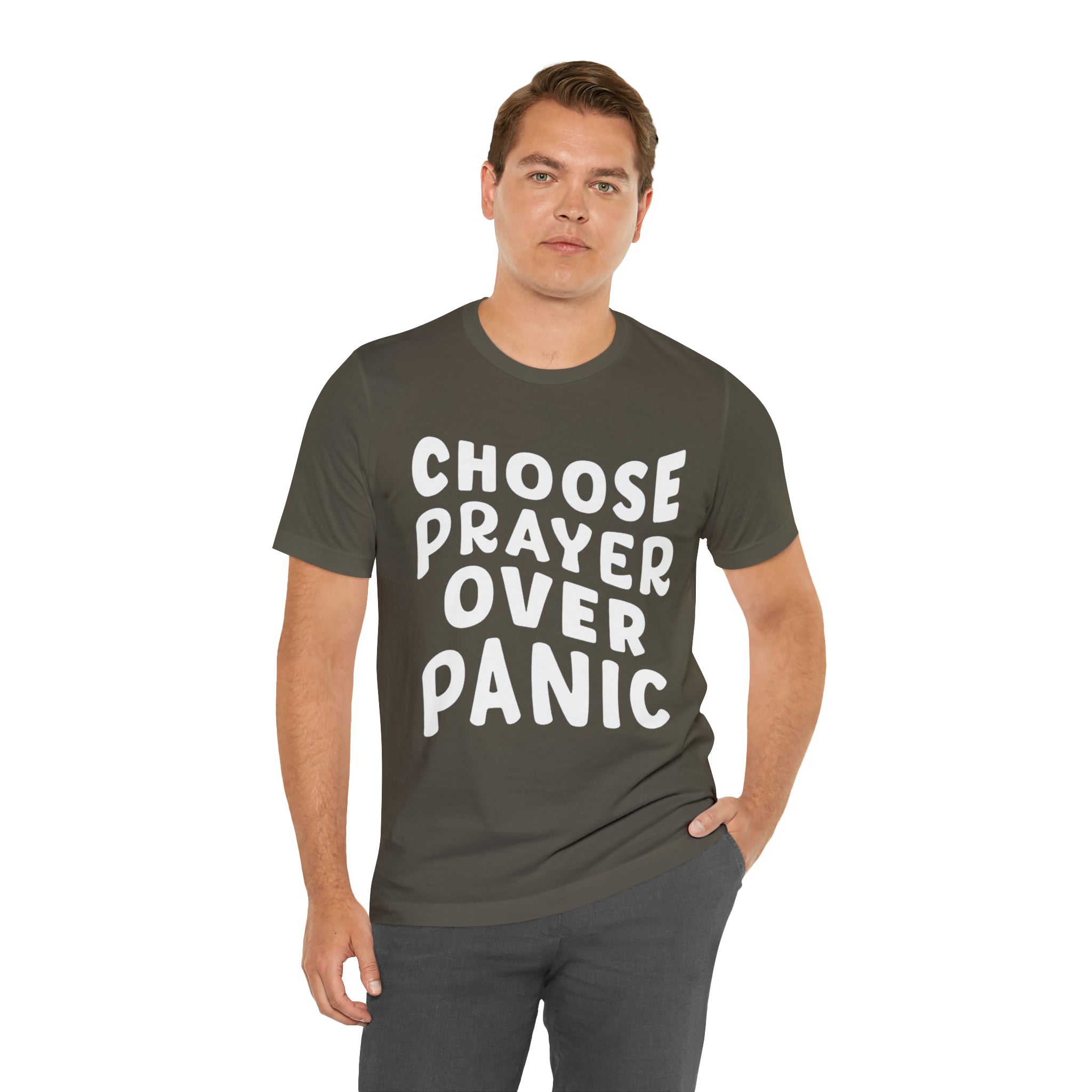 Prayer Over Panic Unisex Shirt | Religious Shirt for Prayers