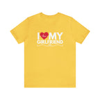 I Love My Girlfriend Shirt | Couple Love T-Shirt, Pair Girlfriend Boyfriend Matching Shirt
