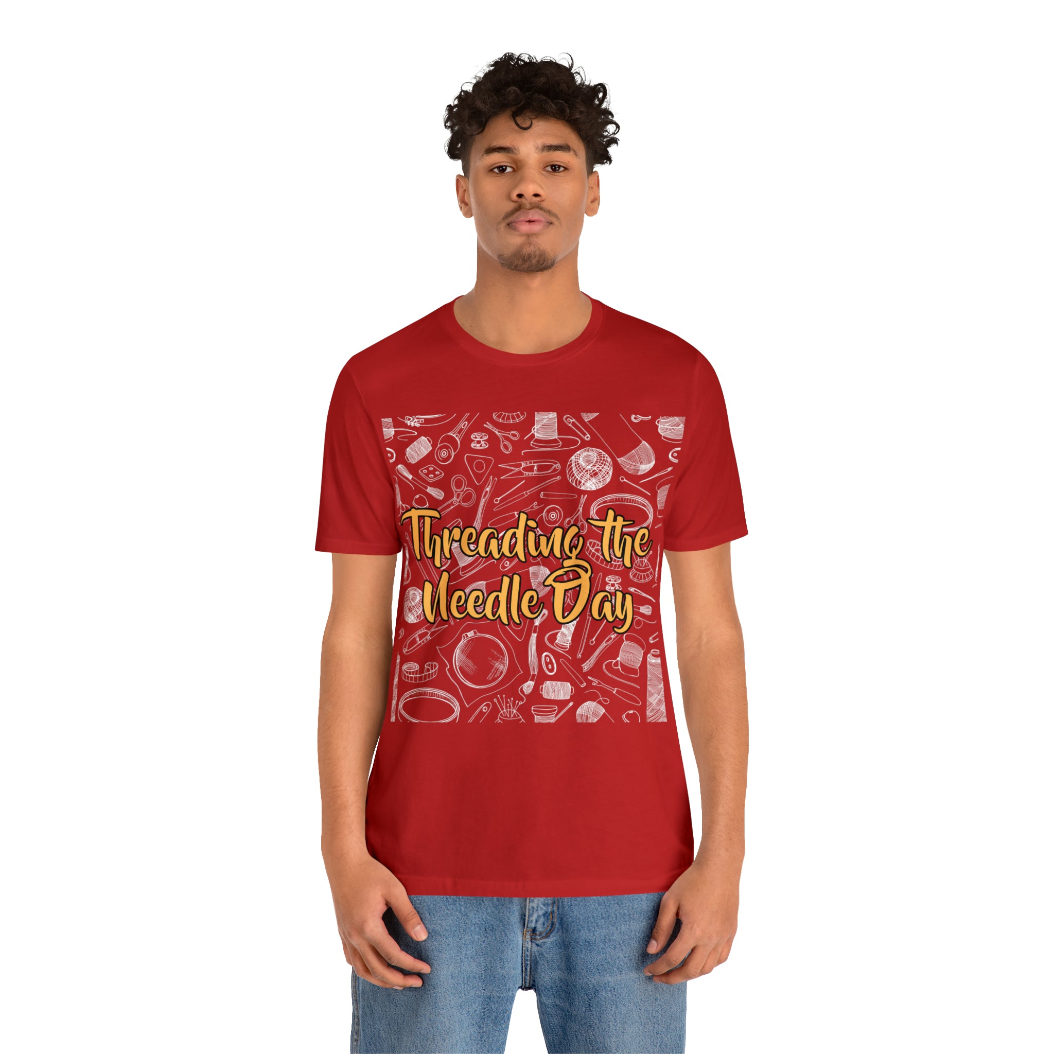 Threading the Needle Day Shirt | Tailor Sewing Unisex T-Shirt