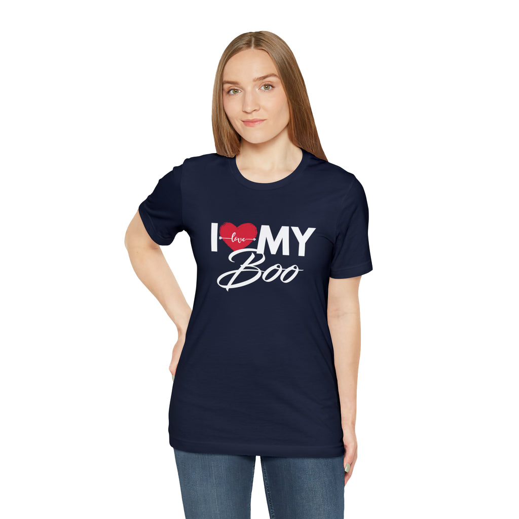 I Love My Boo Shirt | Couple Love T-Shirt, Pair Girlfriend Boyfriend Matching Shirt