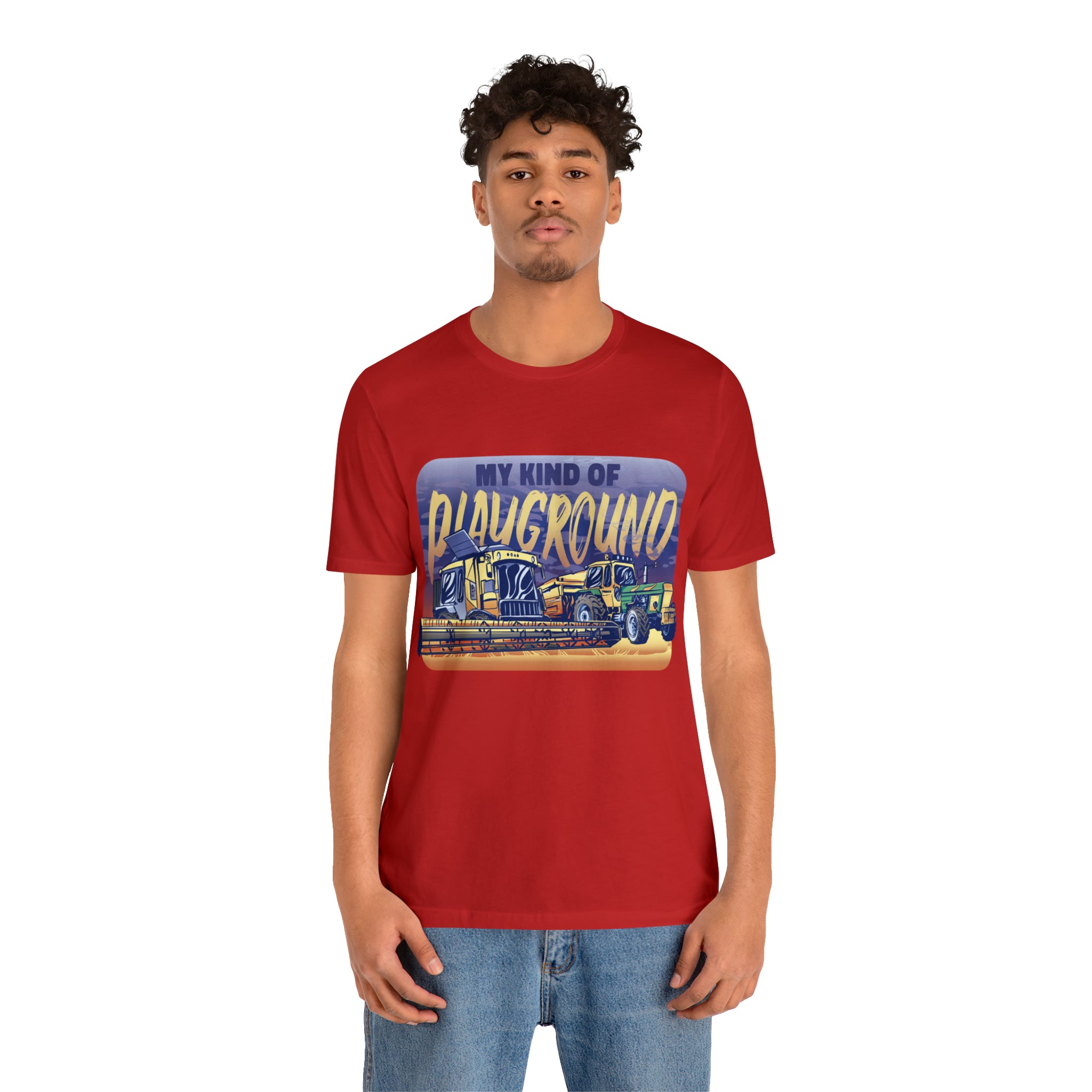 Tractor Farmer Playground Shirt | Tractor Enthusiast Unisex T-Shirt