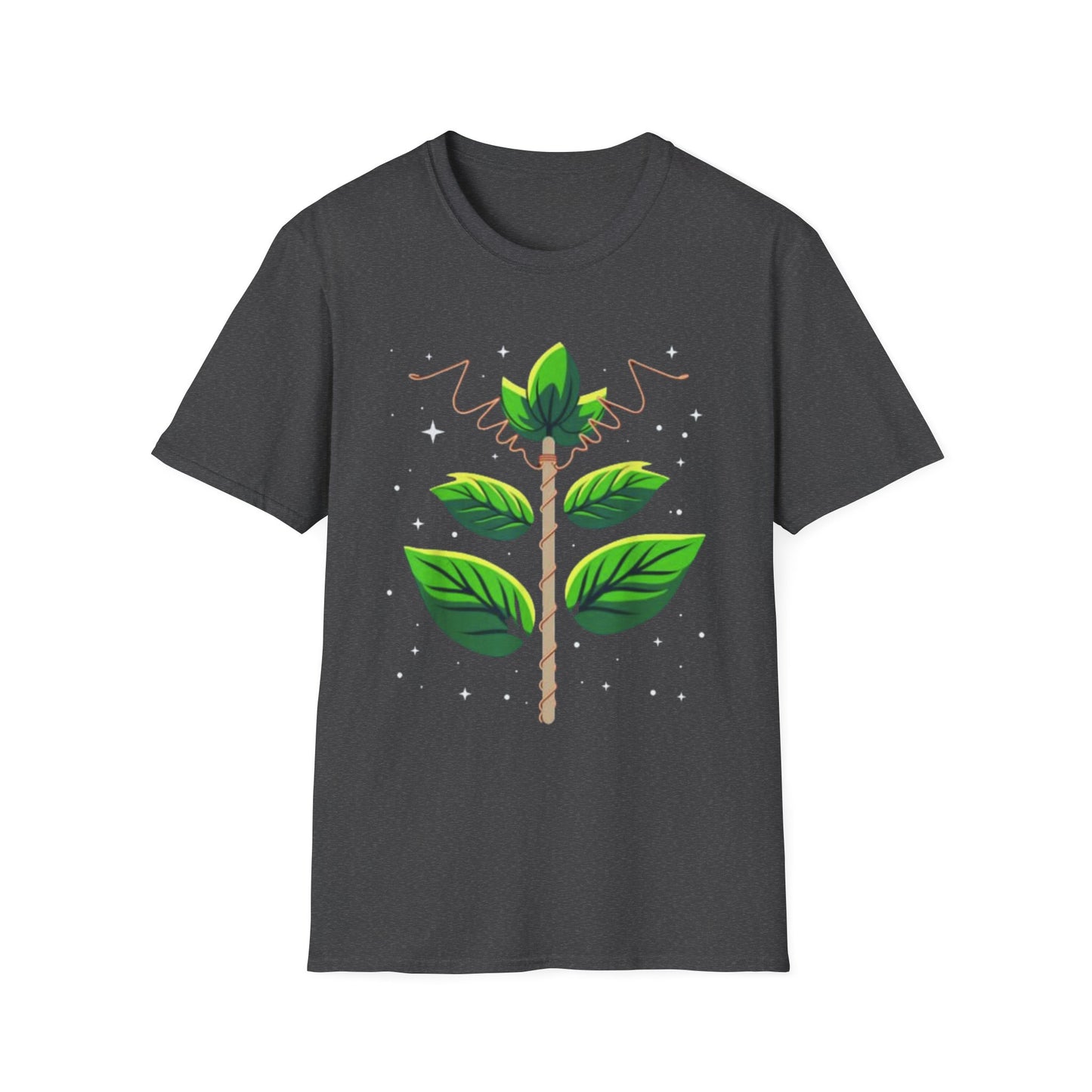 Electroculture Copper Seedling T-Shirt — Whimsical Plant Growth Graphic Tee