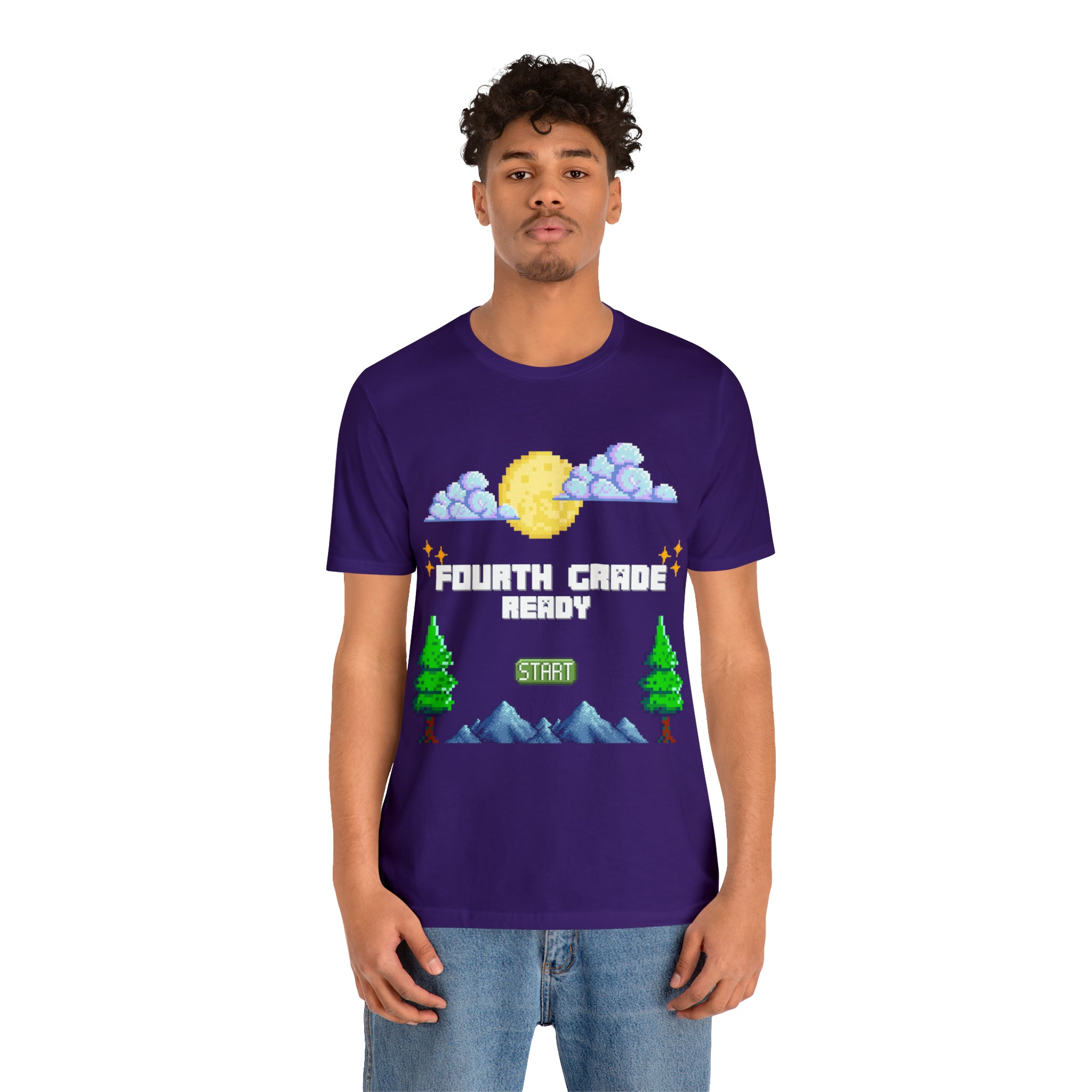 Fourth Grade Ready Pixel Shirt | Minecraft Unisex T-Shirt