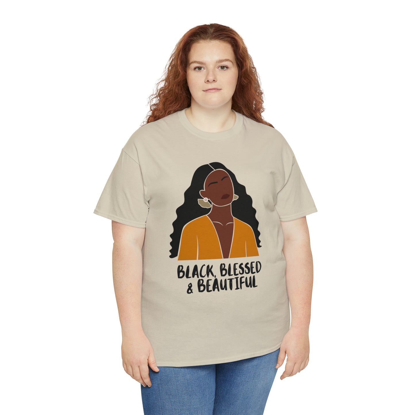 Black, Blessed & Beautiful Shirt | Empowered & Beautiful Cotton T-shirt