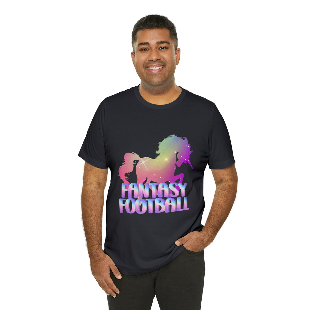 Fantasy Football Pink Shirt | Unicorn Fantasy Football Unisex T-Shirt