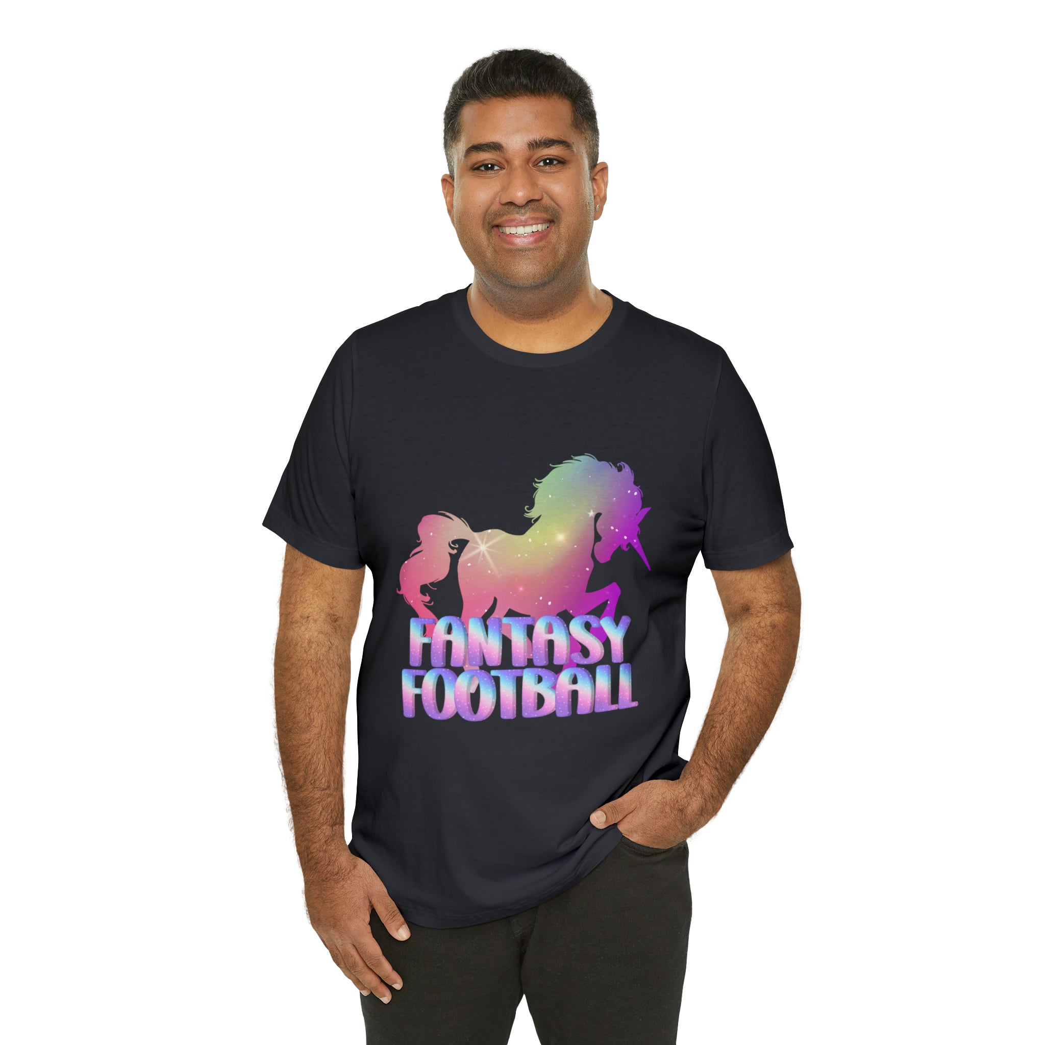 Fantasy Football Pink Shirt | Unicorn Fantasy Football Unisex T-Shirt