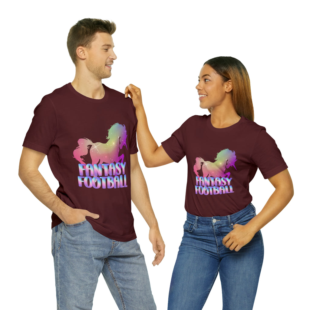 Fantasy Football Pink Shirt | Unicorn Fantasy Football Unisex T-Shirt
