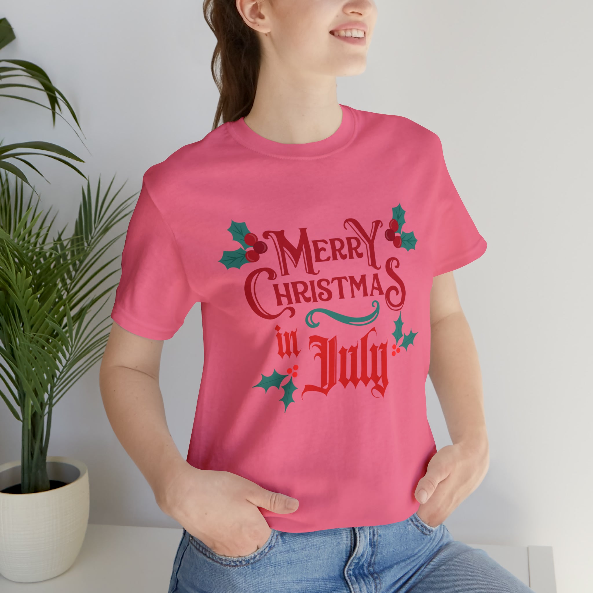 Merry Christmas in July Shirt | Christmas in July Statement T-Shirt