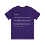 Absent Excuse Letter School Shirt | Hilarious Sick Letter Statement T-Shirt