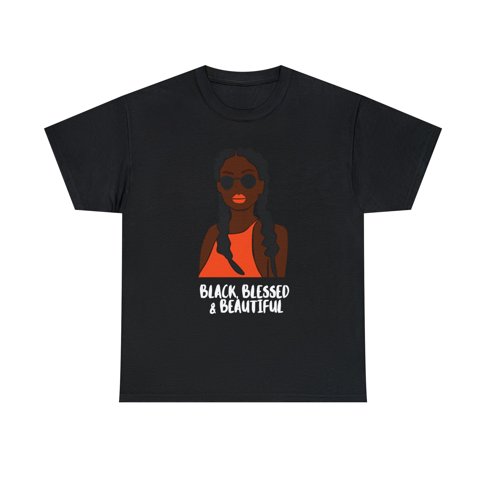 Black Blessed And Beautiful Shirt | Empowered & Beautiful Cotton T-shirt