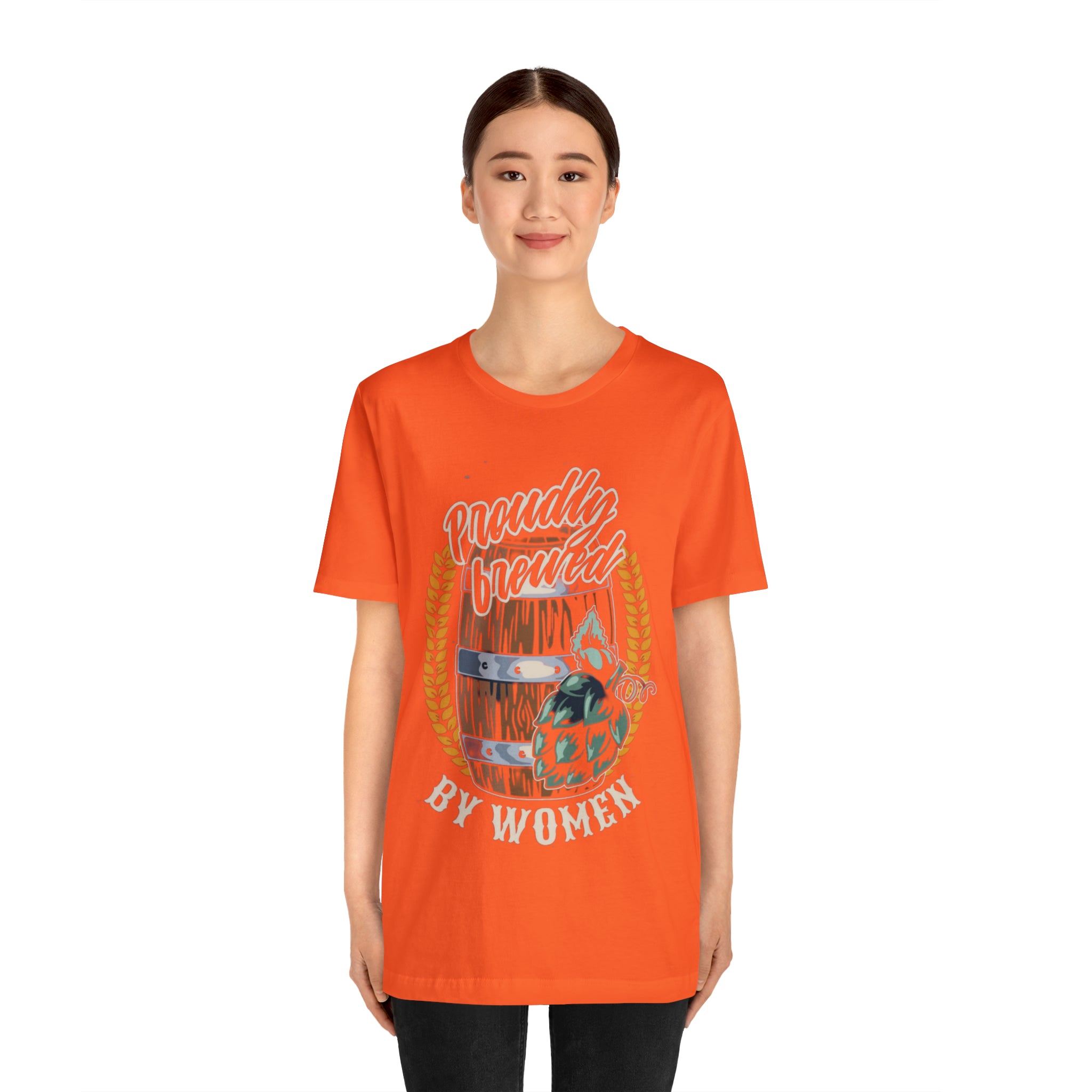 Brewed by Women Beer Shirt | Drink Beer Unisex T-Shirt