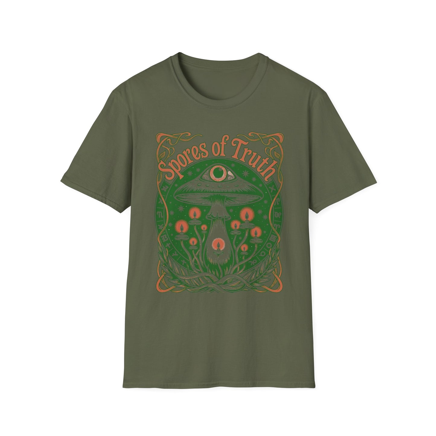 Mushroom 'Spores of Truth' T-Shirt — Psychedelic Fungi Graphic Tee