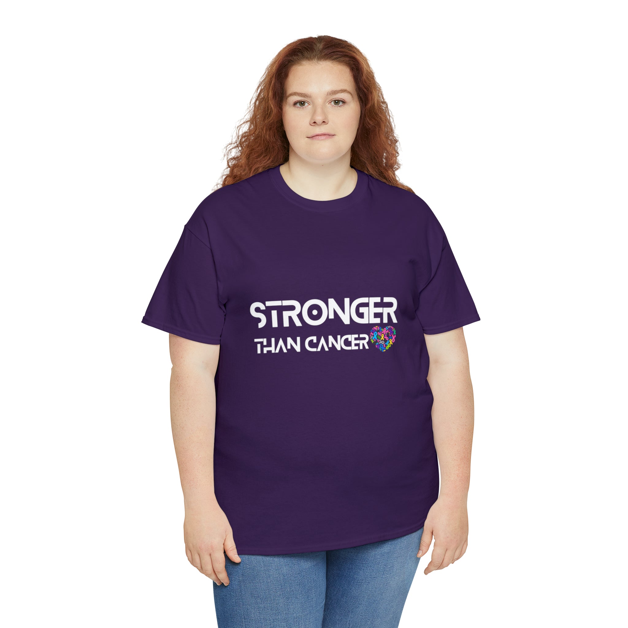 Stronger Than Cancer Shirt | Cancer Warrior Support Unisex T-Shirt