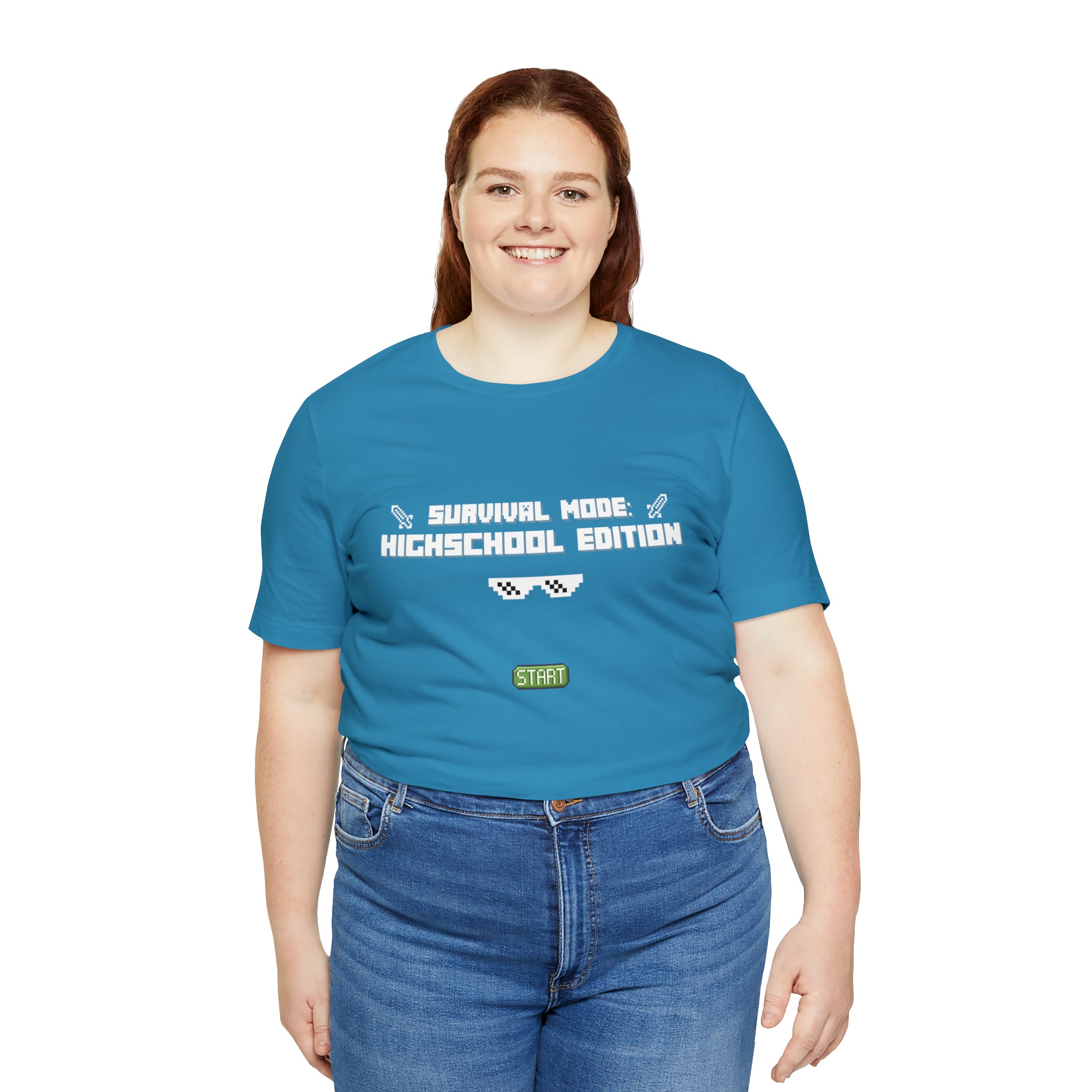 Highschool Survival Mode Shirt | Minecraft School Unisex T-Shirt
