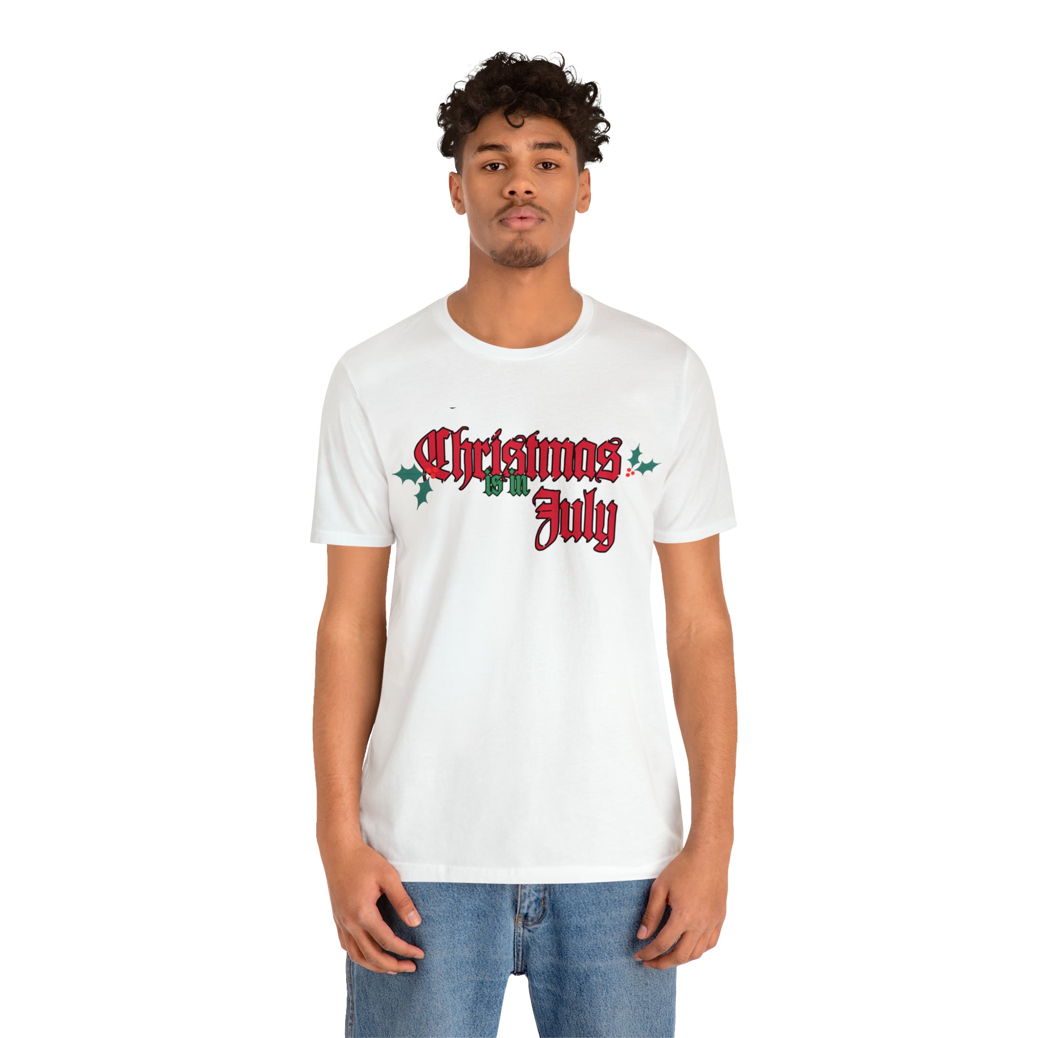 Christmas is in July Shirt | Christmas in July Statement T-Shirt