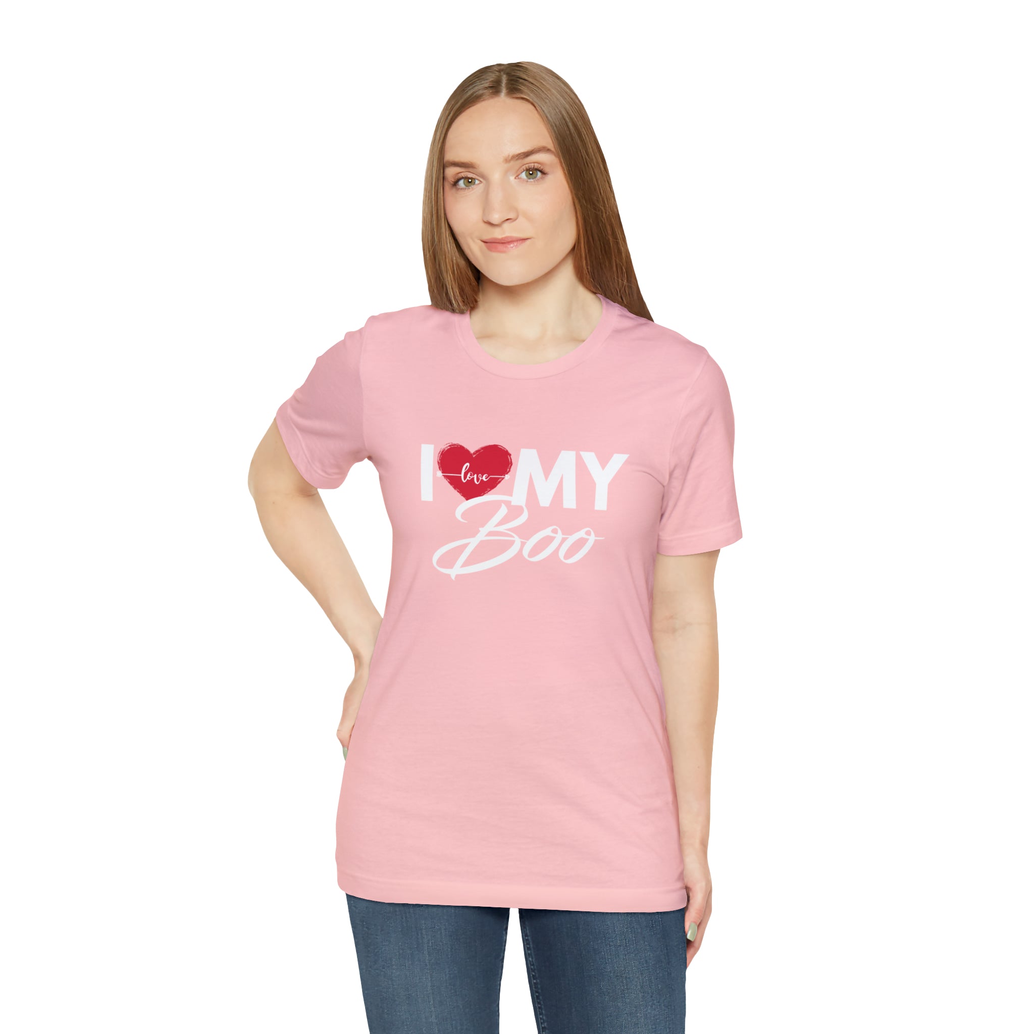 I Love My Boo Shirt | Couple Love T-Shirt, Pair Girlfriend Boyfriend Matching Shirt