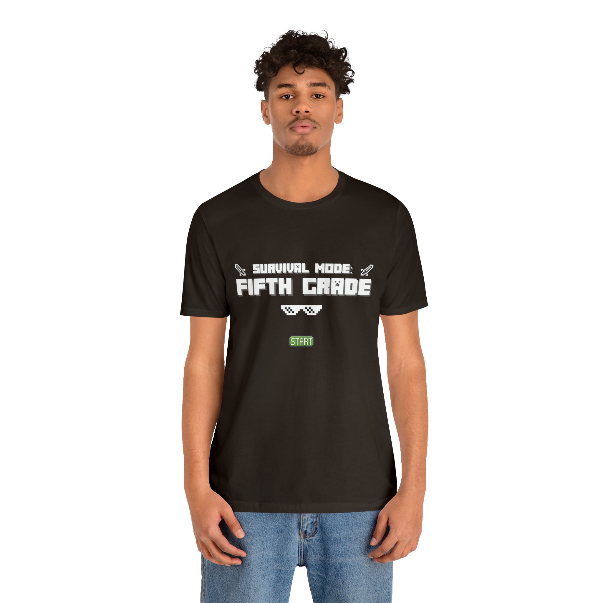 Fifth Grade Survival Mode | Minecraft School Unisex T-Shirt