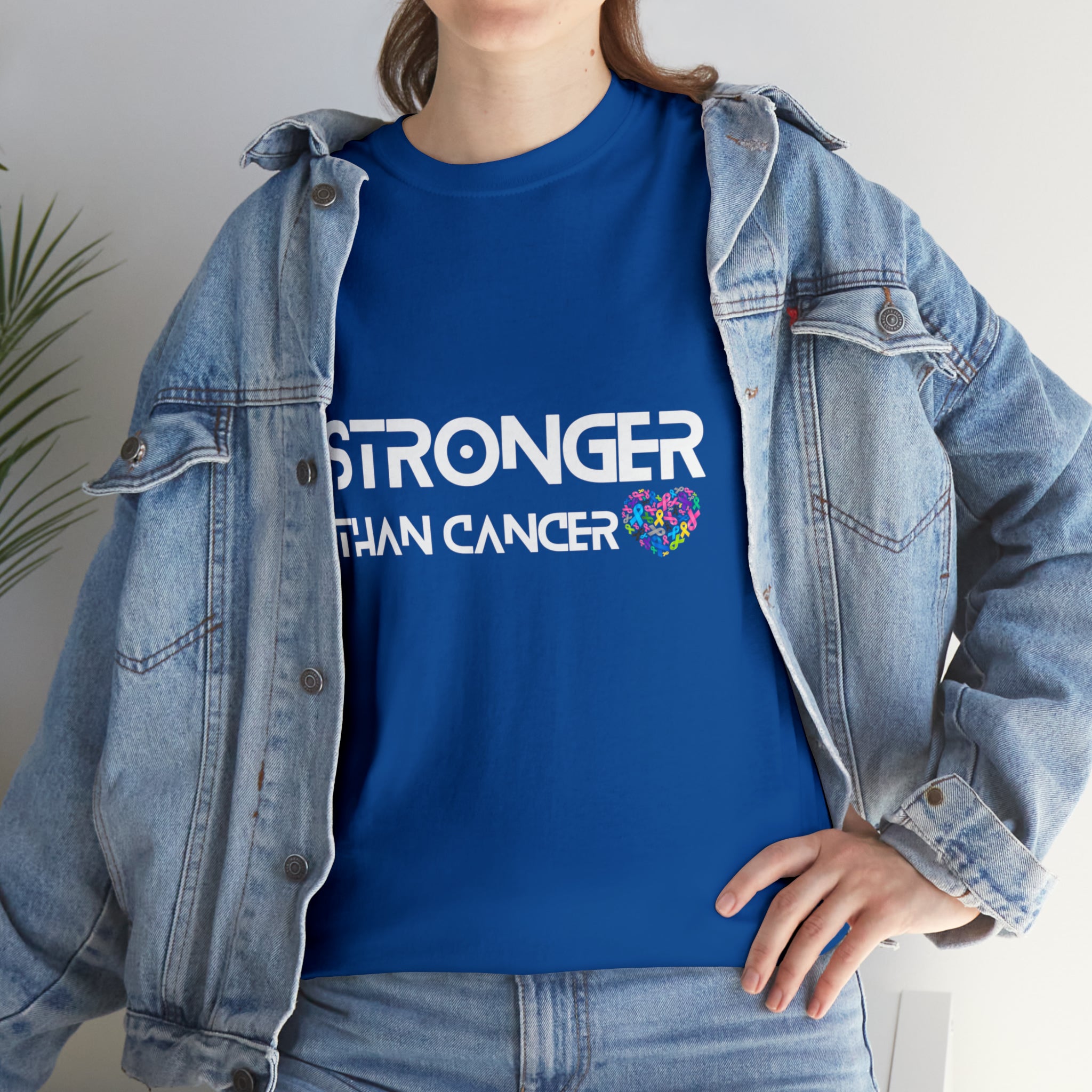 Stronger Than Cancer Shirt | Cancer Warrior Support Unisex T-Shirt