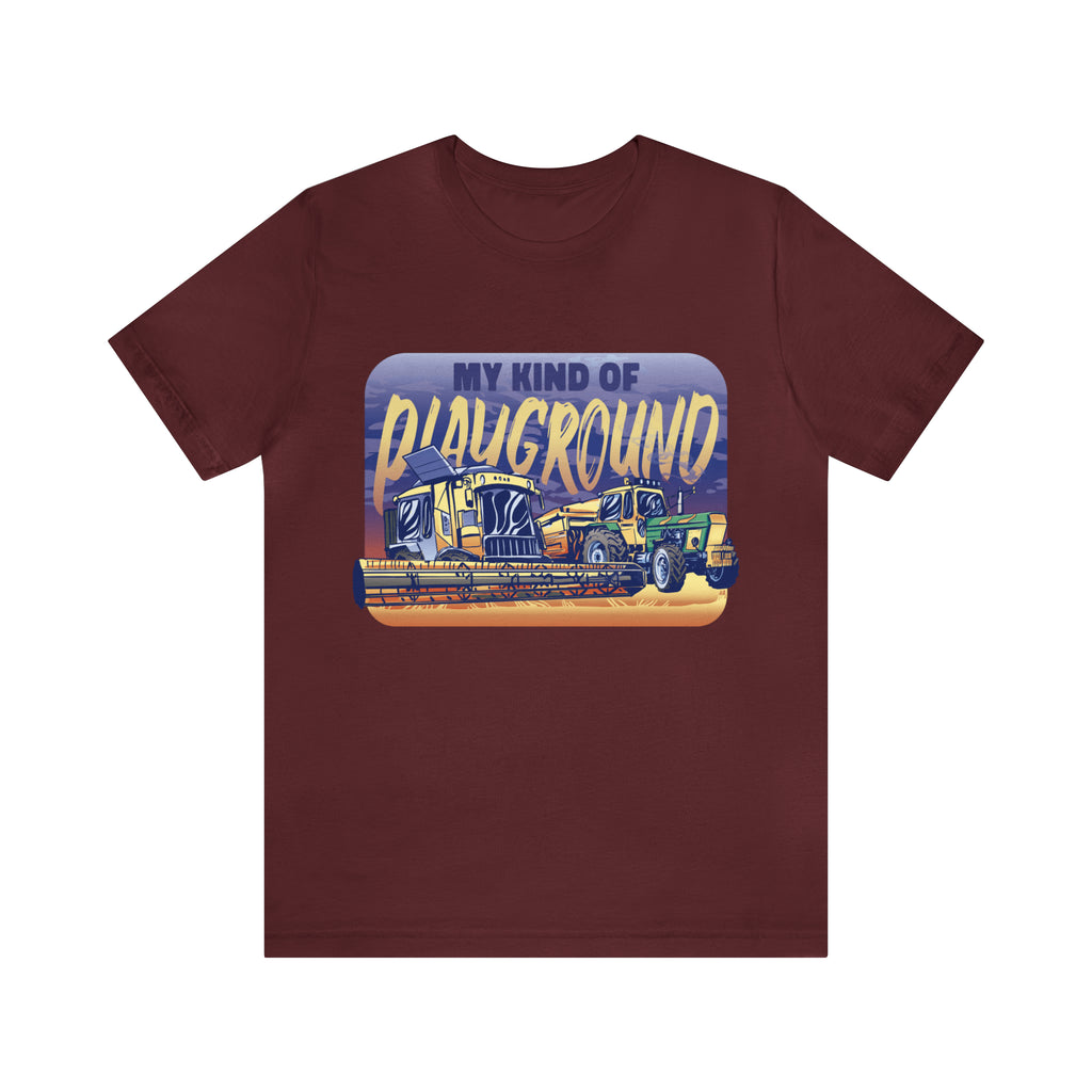 Tractor Farmer Playground Shirt | Tractor Enthusiast Unisex T-Shirt