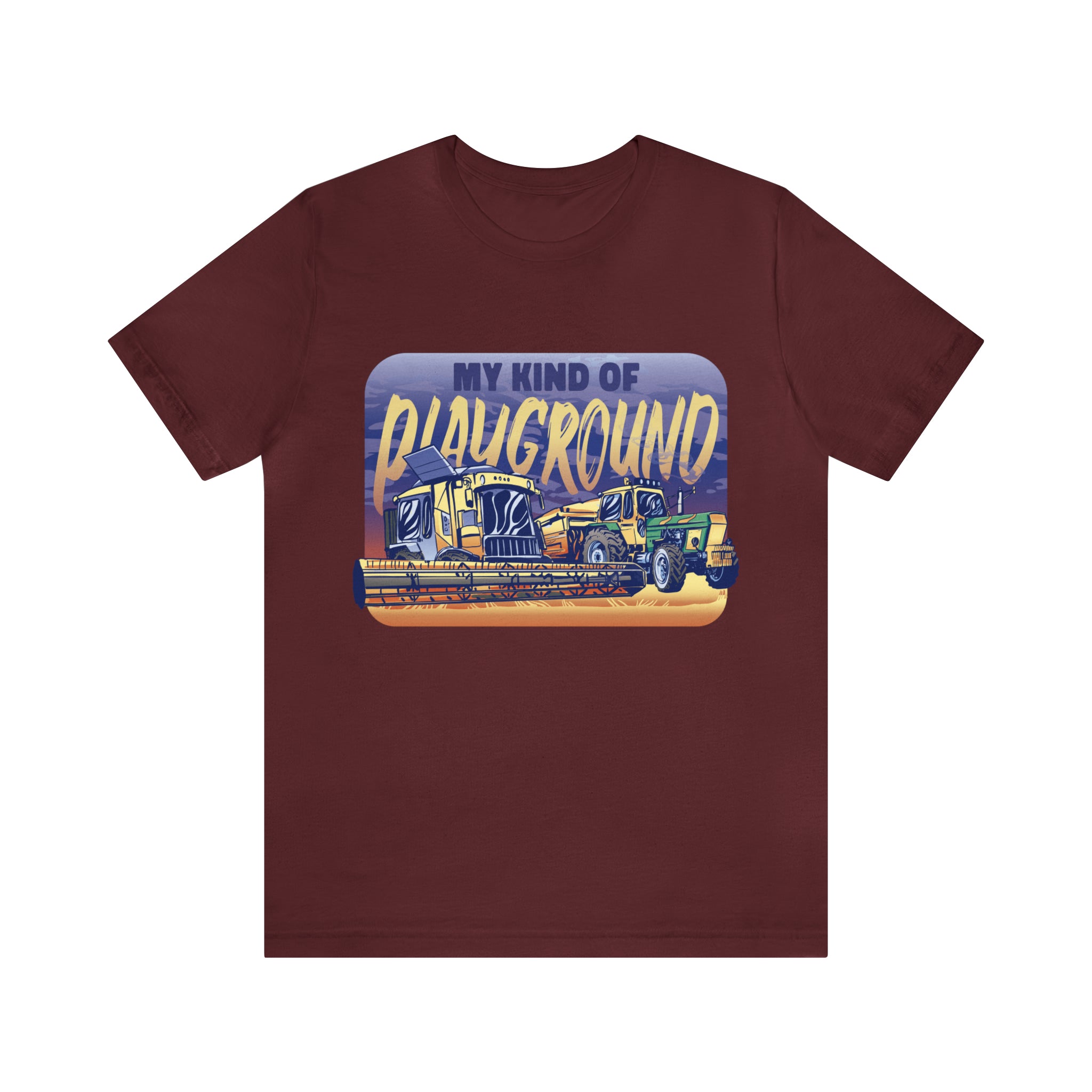 Tractor Farmer Playground Shirt | Tractor Enthusiast Unisex T-Shirt