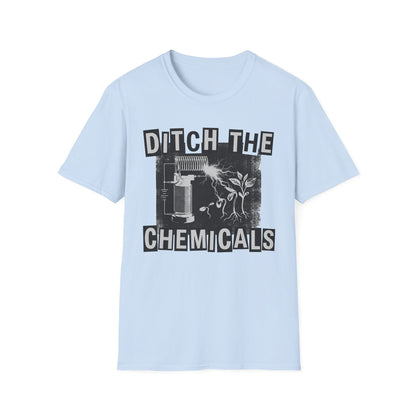 Ditch The Chemicals T‑Shirt — Vintage Eco-Friendly Protest Tee