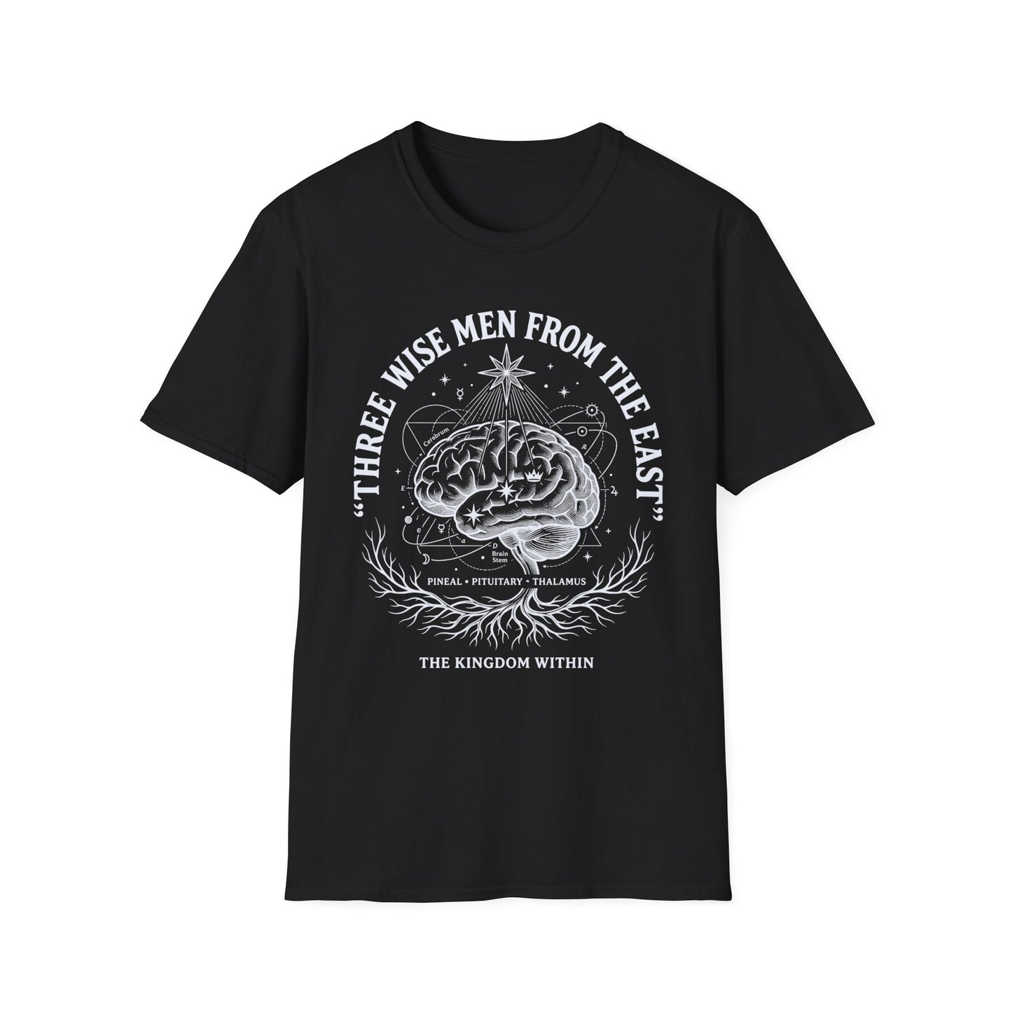 Three Wise Men From The East Brain Graphic T-Shirt — Spiritual Astrology Vintage Tee