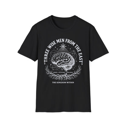 Three Wise Men From The East Brain Graphic T-Shirt — Spiritual Astrology Vintage Tee