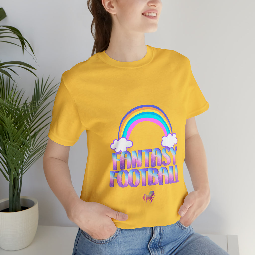 Cute Fantasy Football Shirt | Pink Cute Fantasy Football Unisex T-Shirt