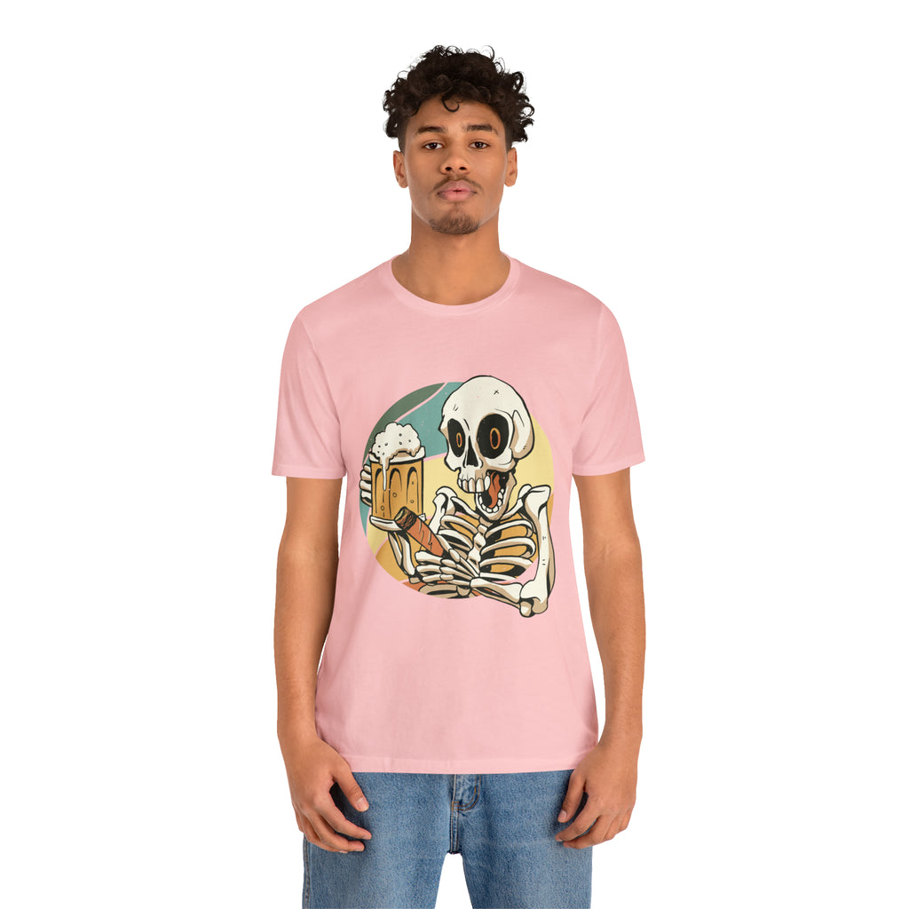 Skeleton Beer Shirt | Drink Beer Unisex T-Shirt