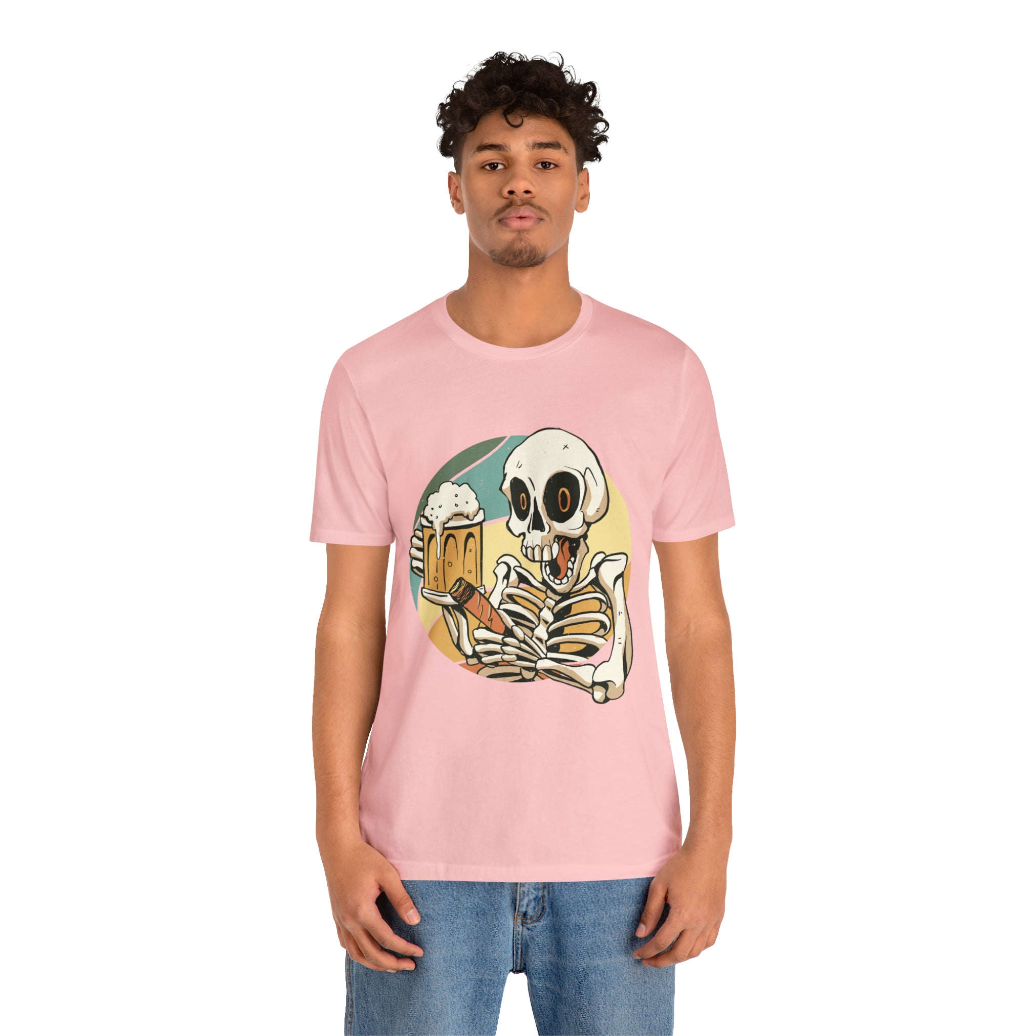 Skeleton Beer Shirt | Drink Beer Unisex T-Shirt