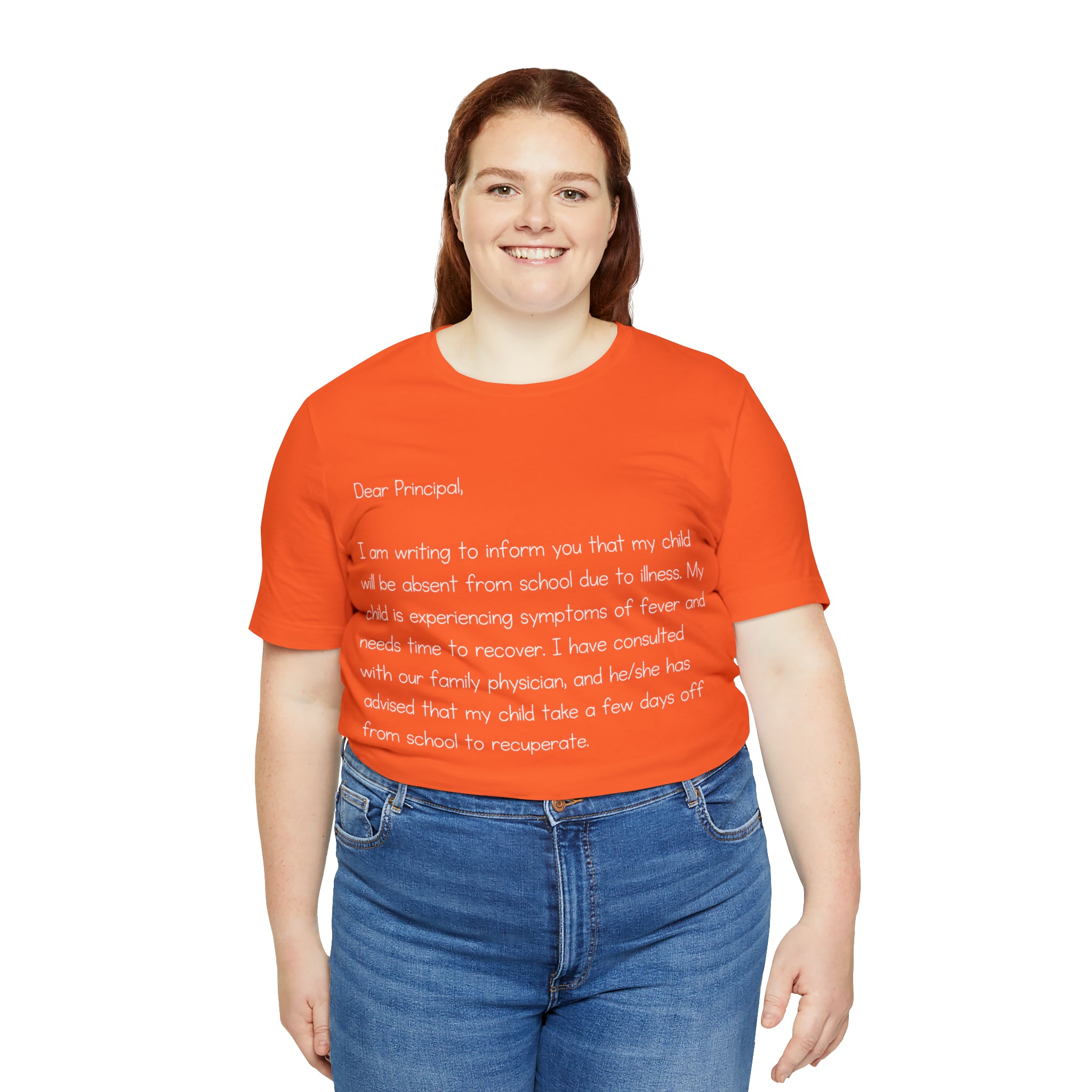 Absent Excuse Letter School Shirt | Hilarious Sick Letter Statement T-Shirt