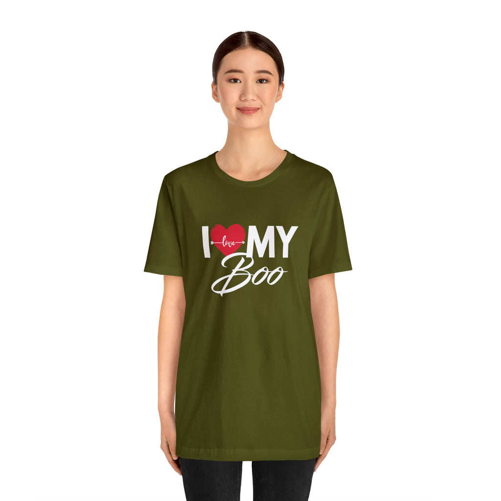 I Love My Boo Shirt | Couple Love T-Shirt, Pair Girlfriend Boyfriend Matching Shirt