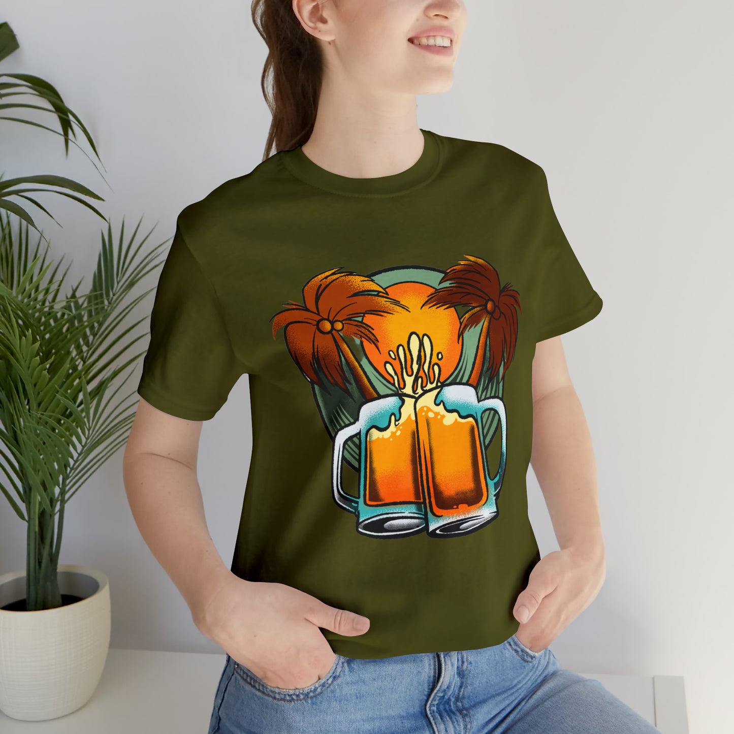 Beer Day Beach Day Shirt | Drink Beer Unisex T-Shirt