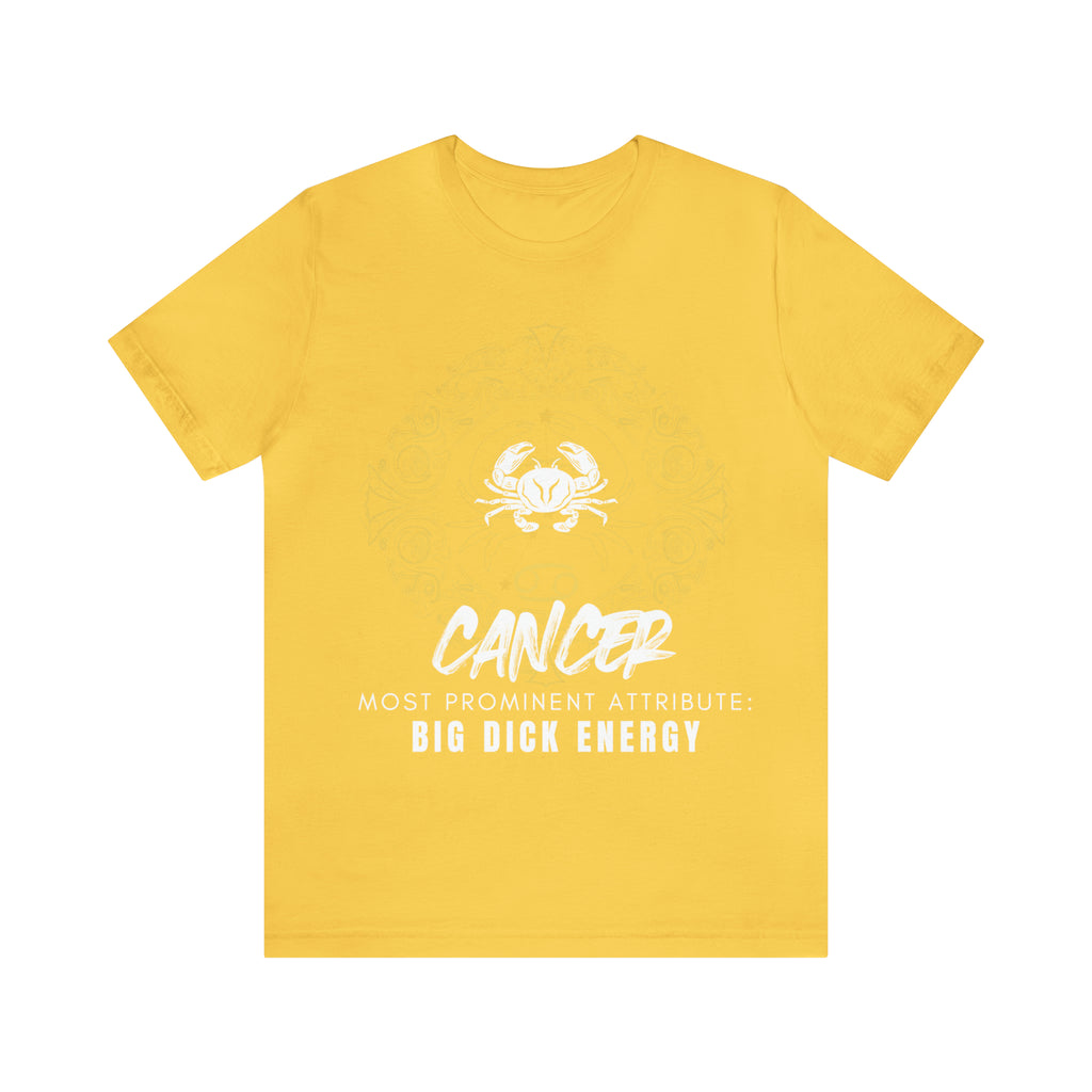 Cancer Zodiac Big Dick Energy Shirt | Zodiac Sign Statement T-Shirt