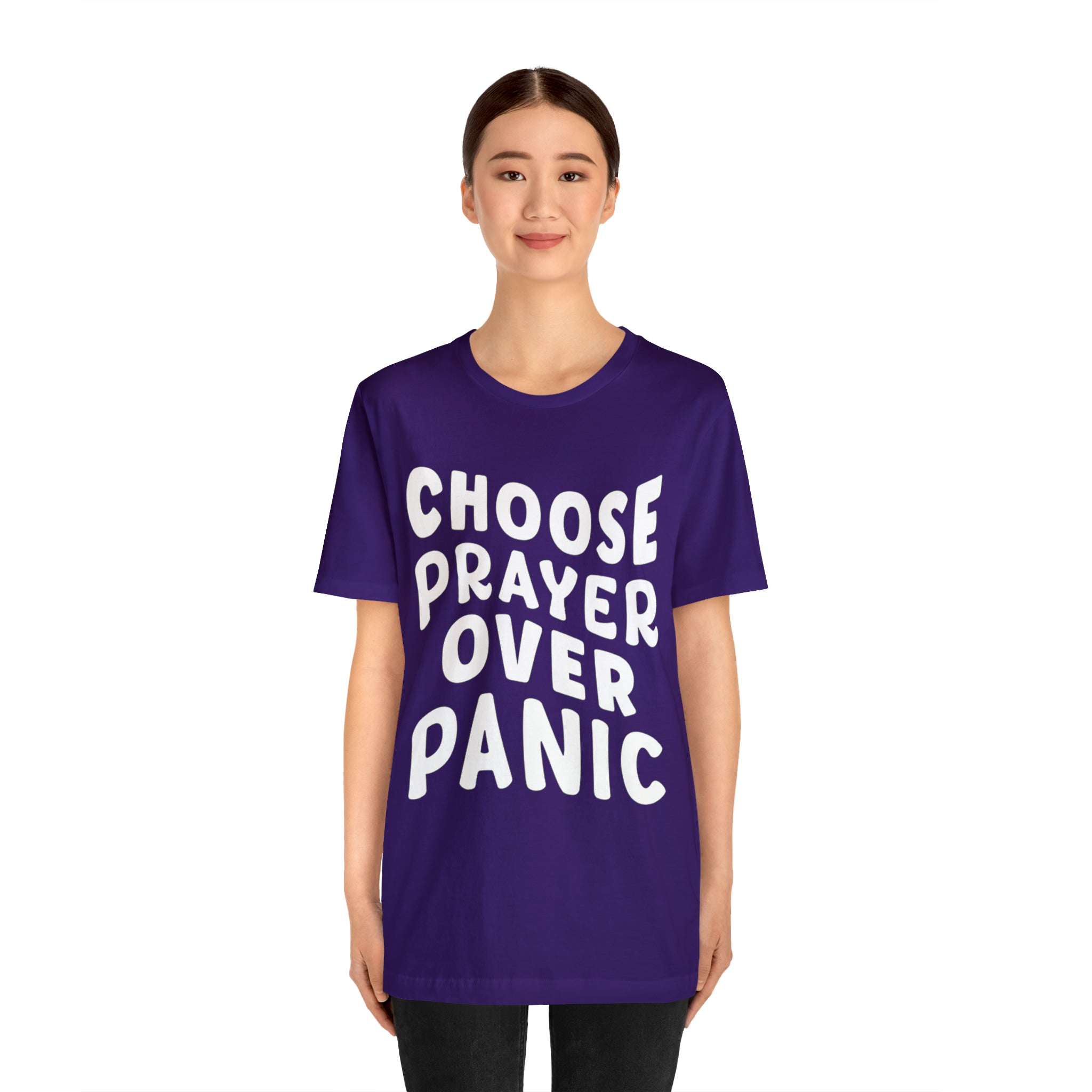 Prayer Over Panic Unisex Shirt | Religious Shirt for Prayers