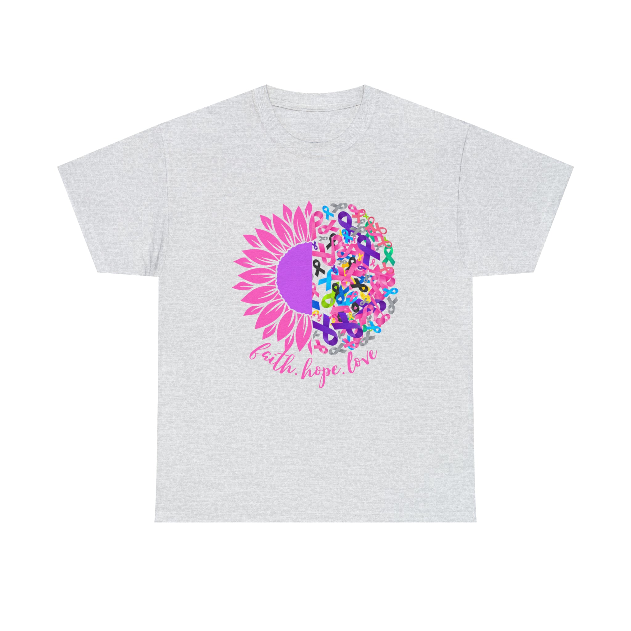 Faith Hope Love Shirt | Cancer Warrior Support Unisex T-Shirt