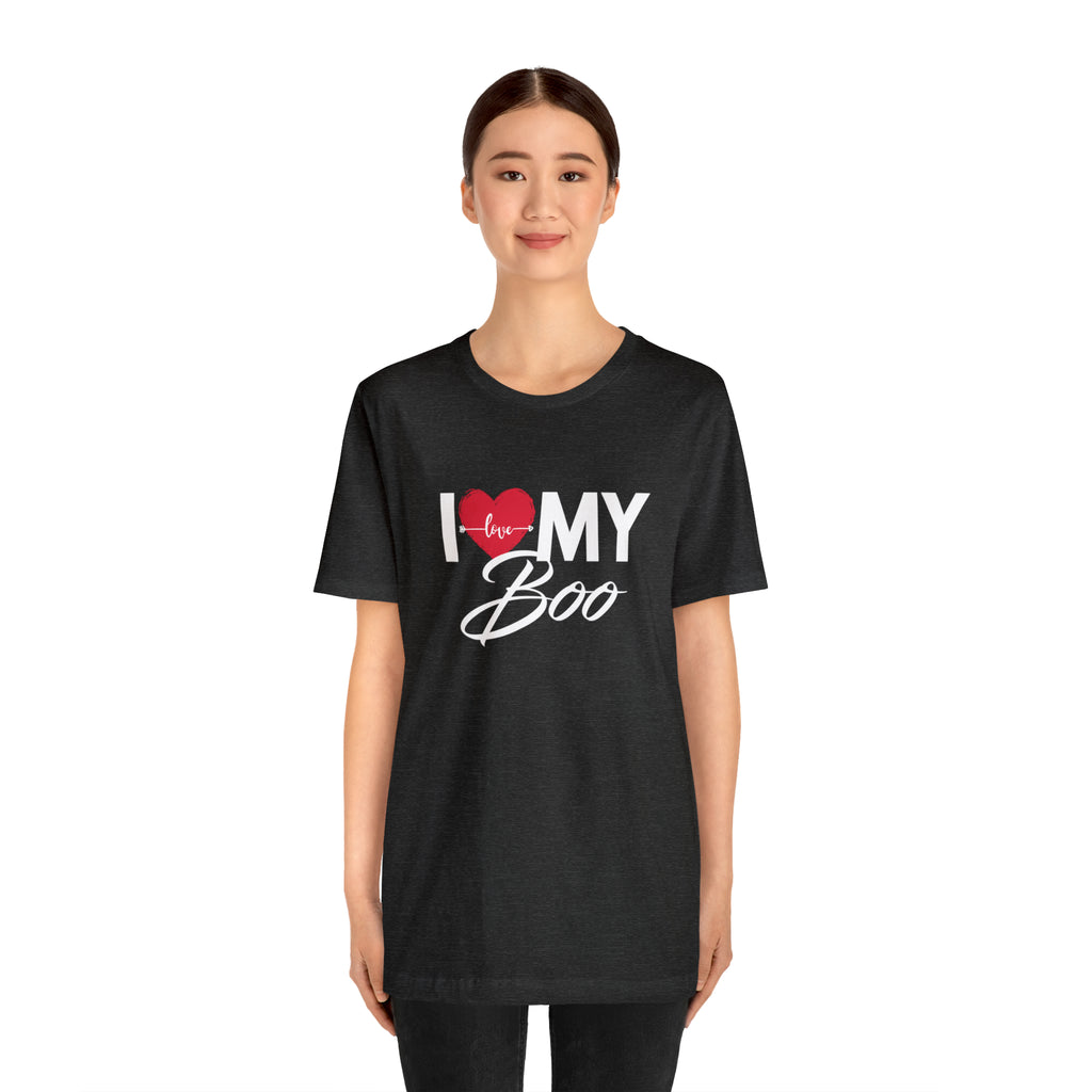 I Love My Boo Shirt | Couple Love T-Shirt, Pair Girlfriend Boyfriend Matching Shirt