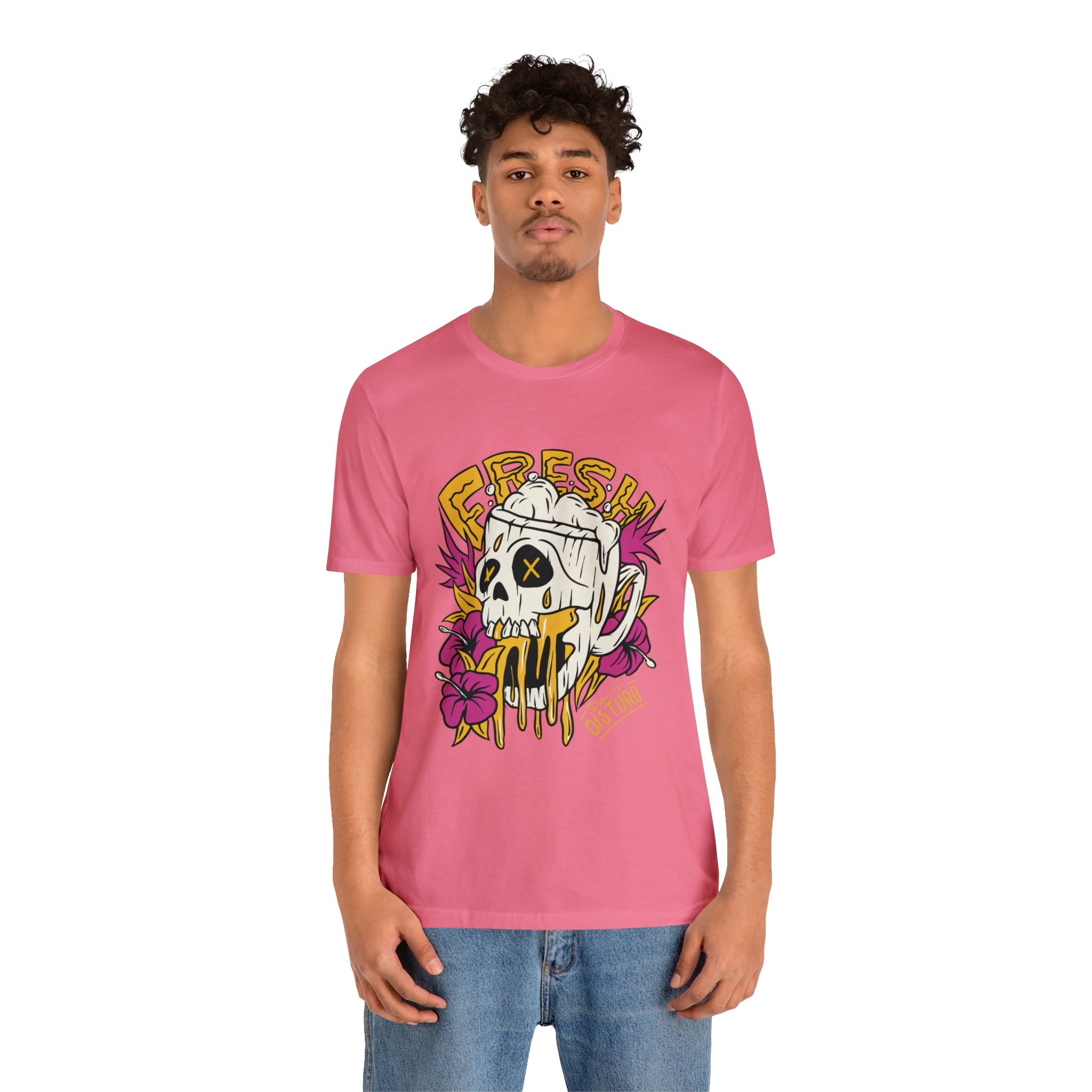 Fresh Beer Skull Shirt | Drink Beer Unisex T-Shirt