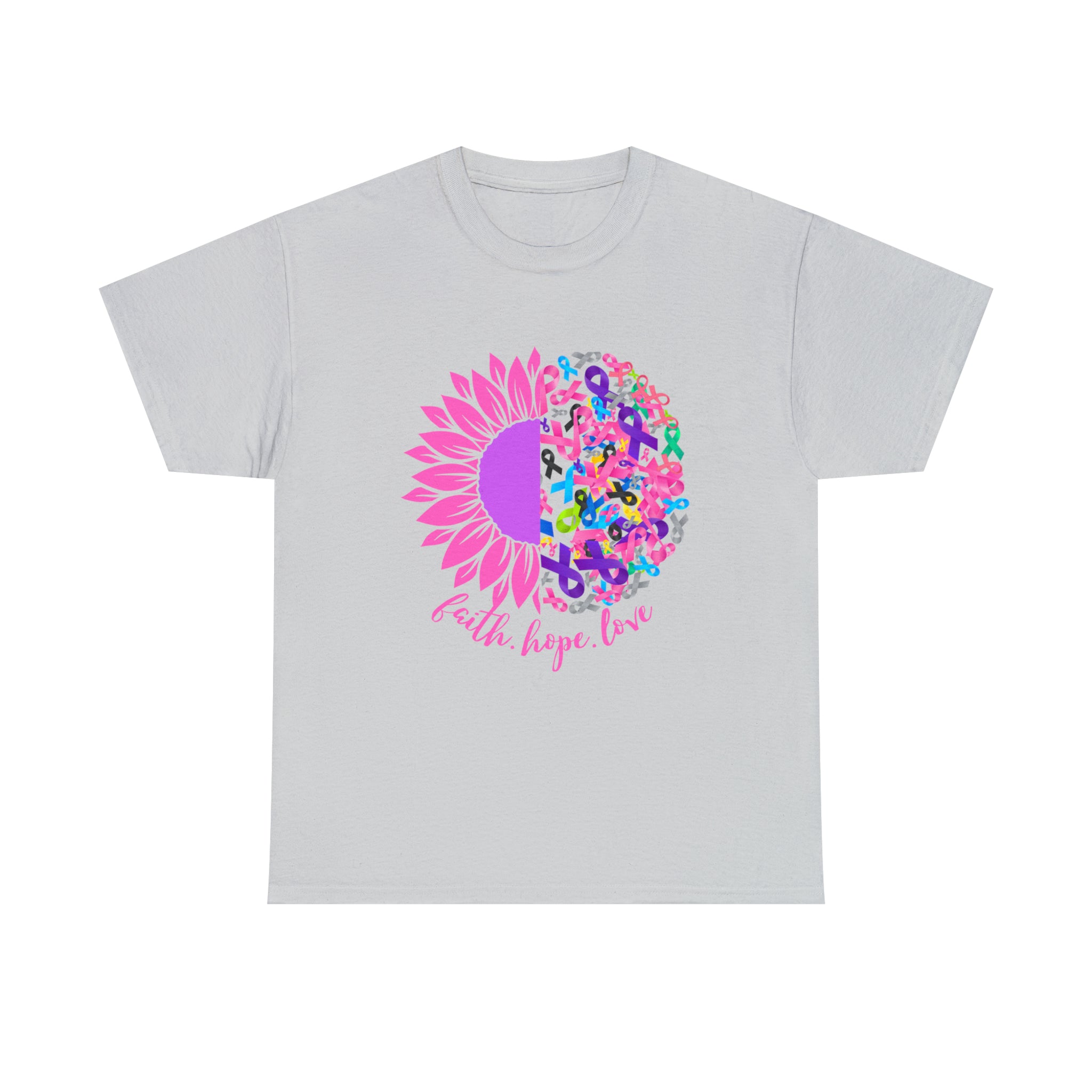 Faith Hope Love Shirt | Cancer Warrior Support Unisex T-Shirt